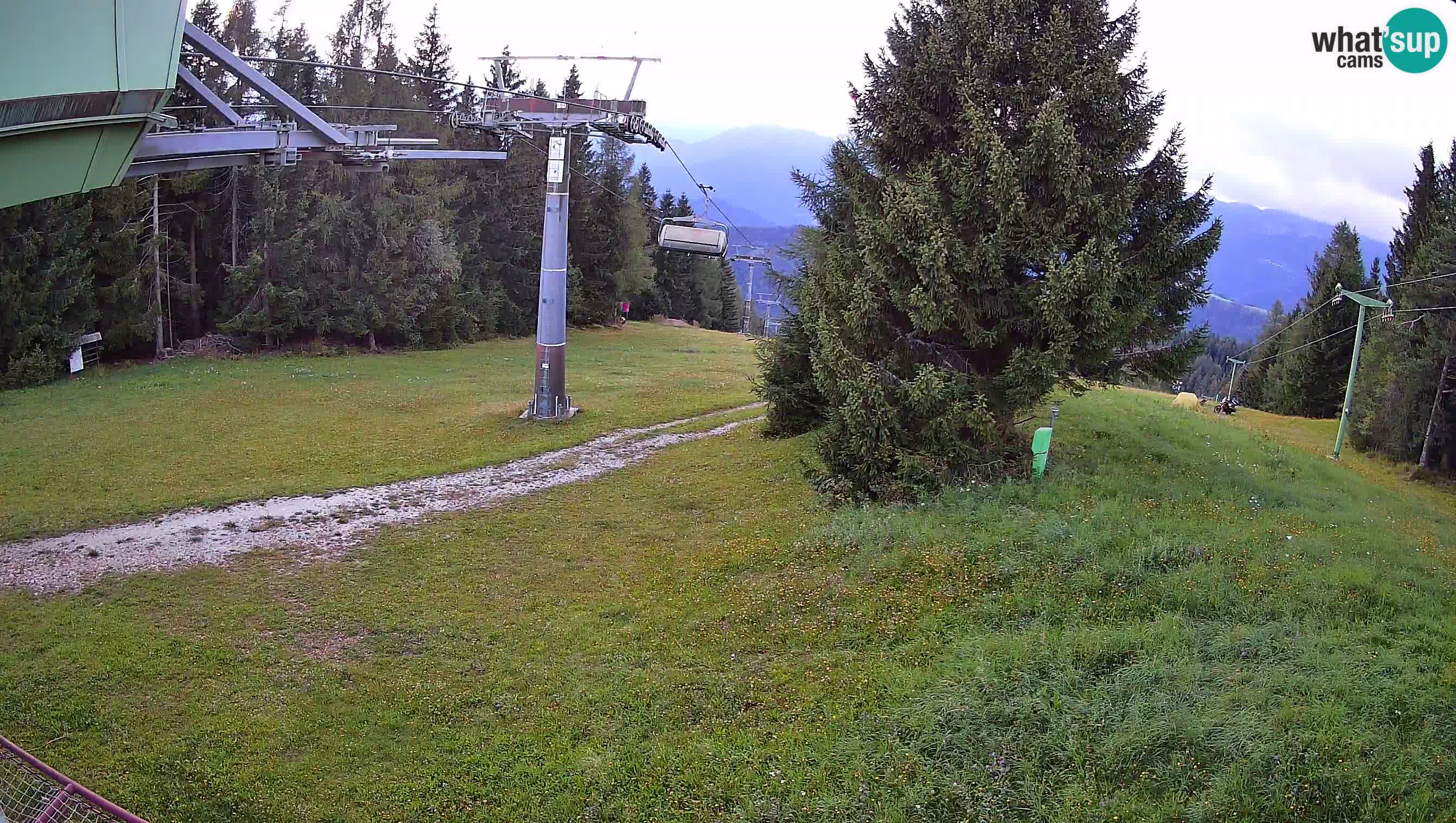 Smušišče Cerkno spletna kamera Lom zgornja proga
