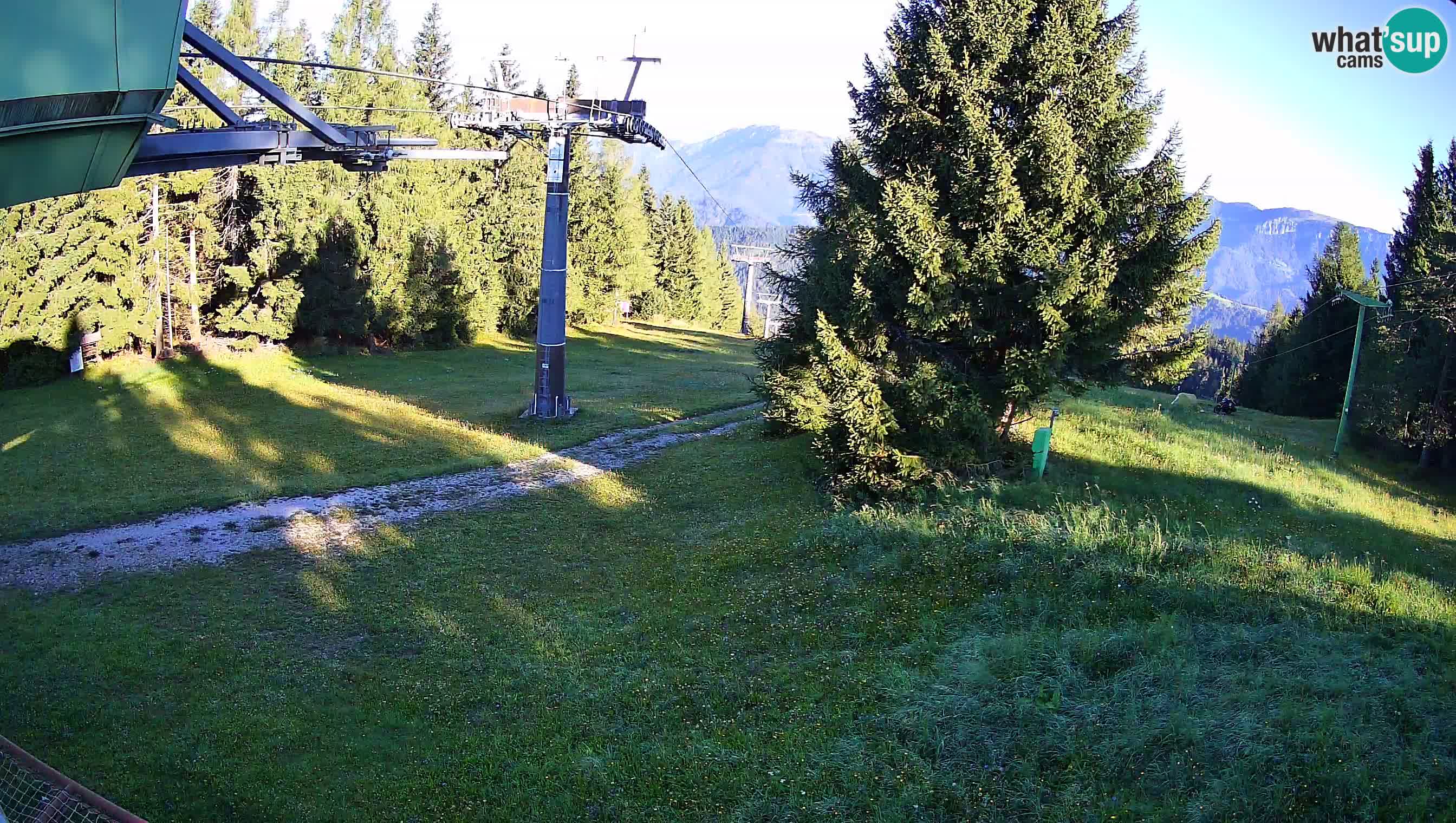 Smušišče Cerkno spletna kamera Lom zgornja proga