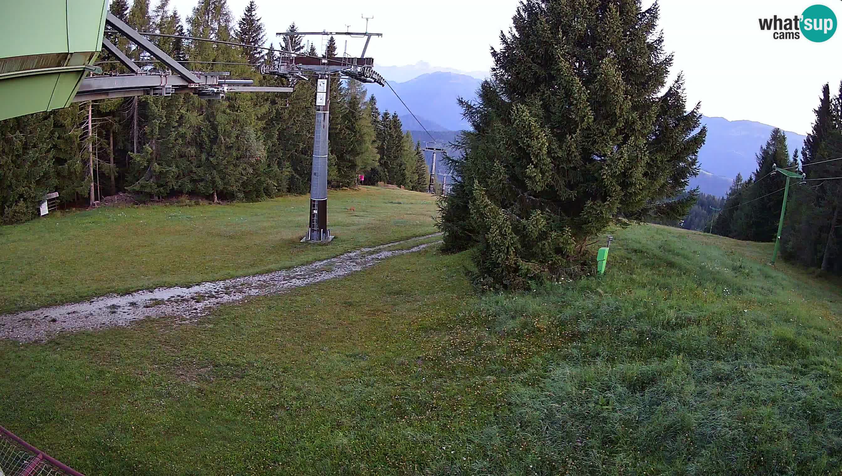 Smušišče Cerkno spletna kamera Lom zgornja proga