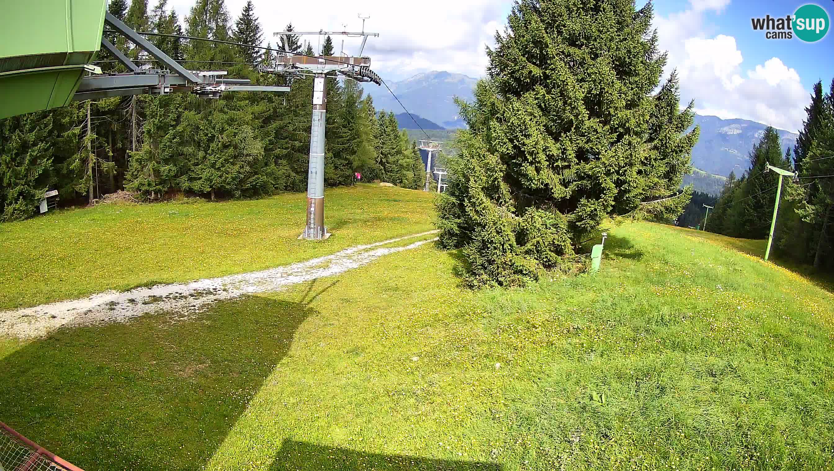 Smušišče Cerkno spletna kamera Lom zgornja proga