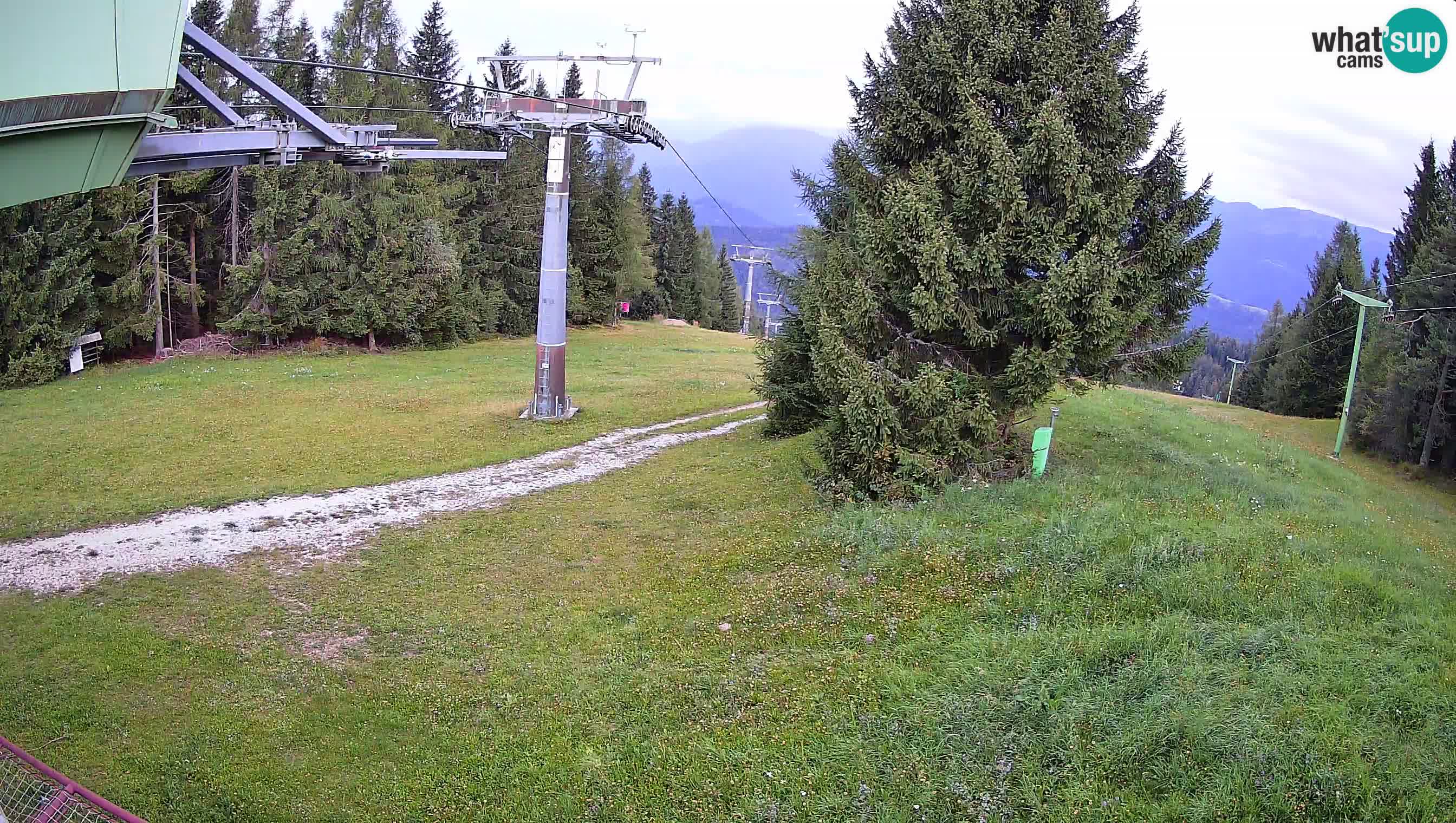 Smušišče Cerkno spletna kamera Lom zgornja proga