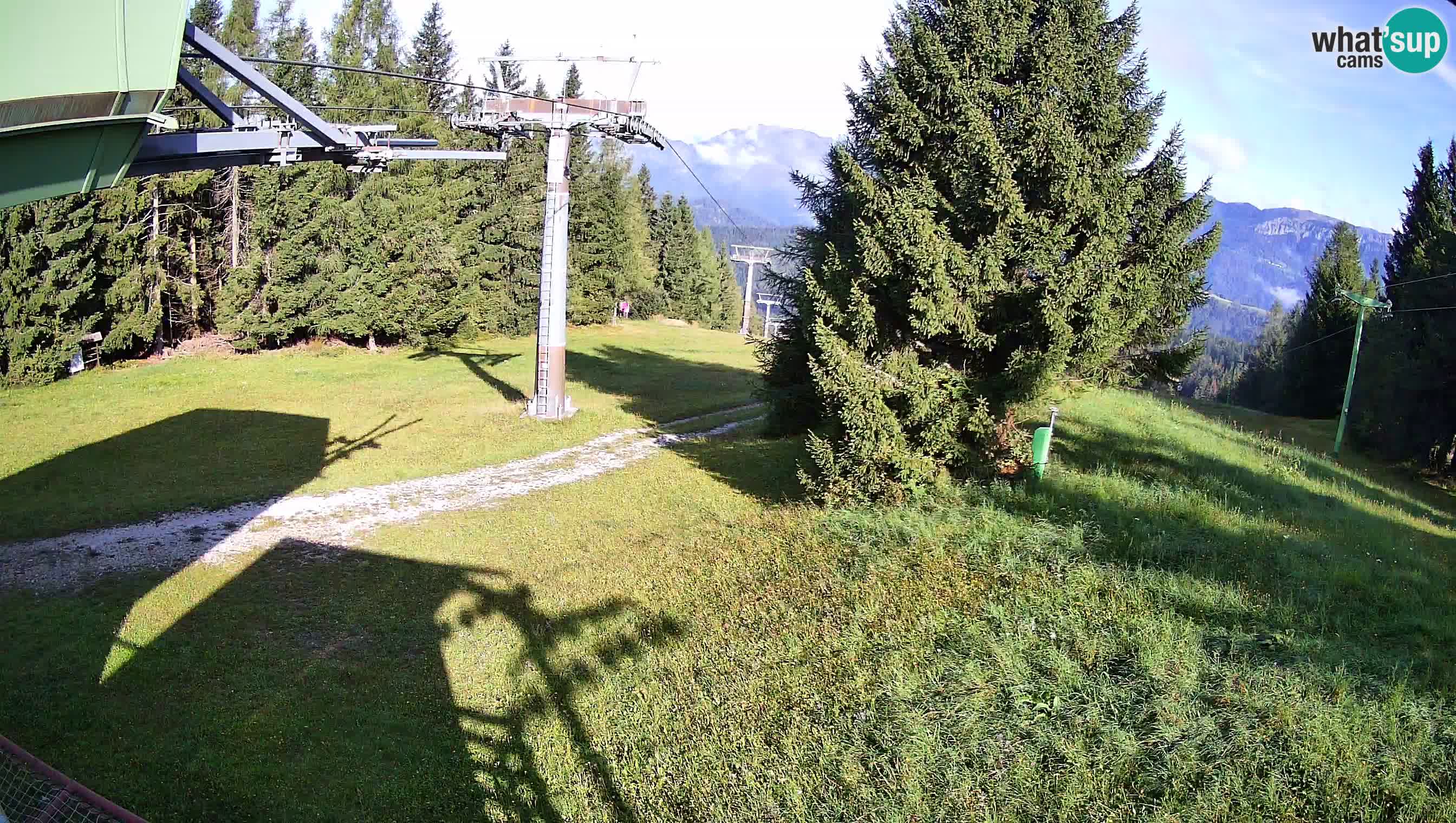 Smušišče Cerkno spletna kamera Lom zgornja proga