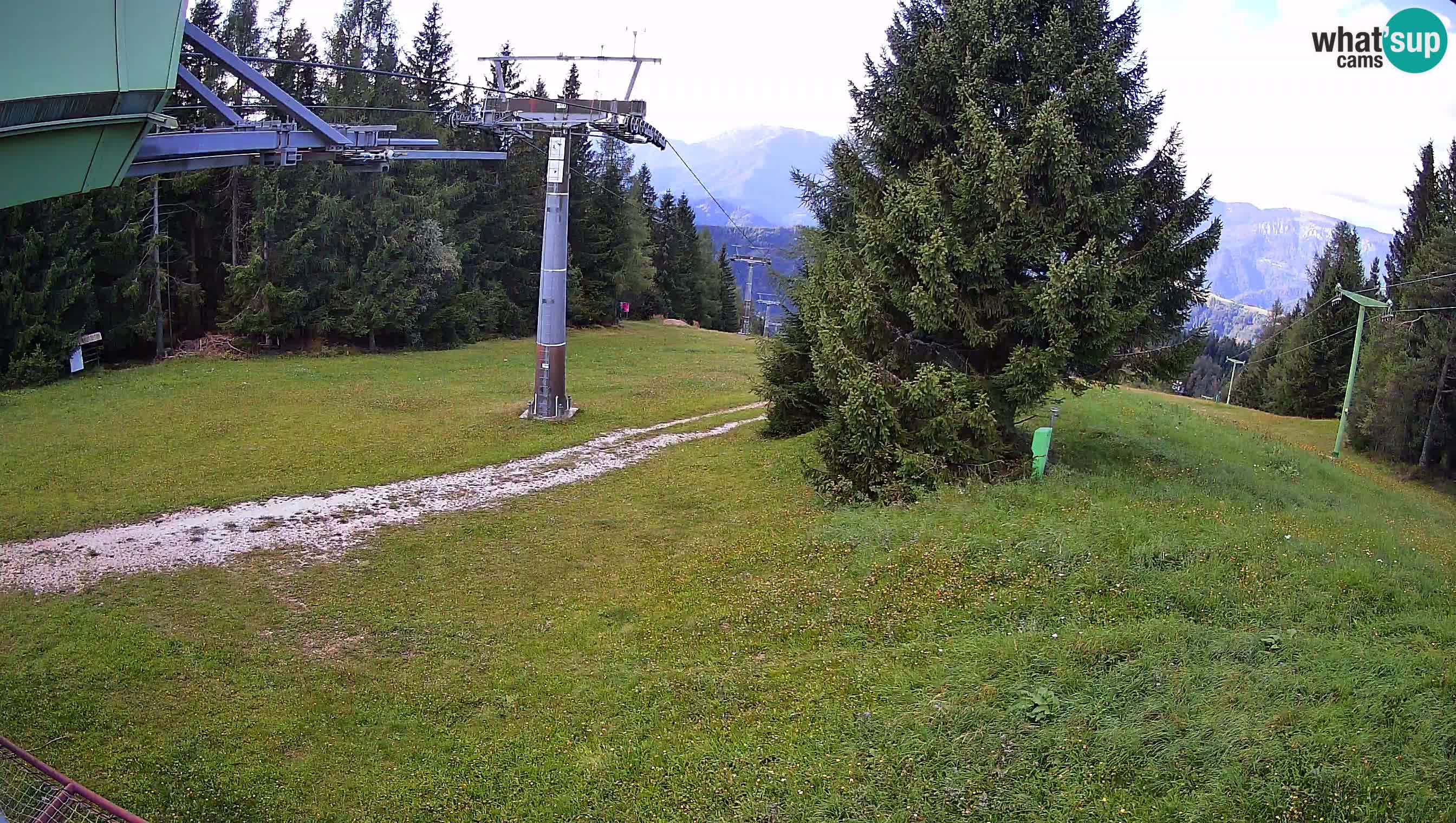 Smušišče Cerkno spletna kamera Lom zgornja proga