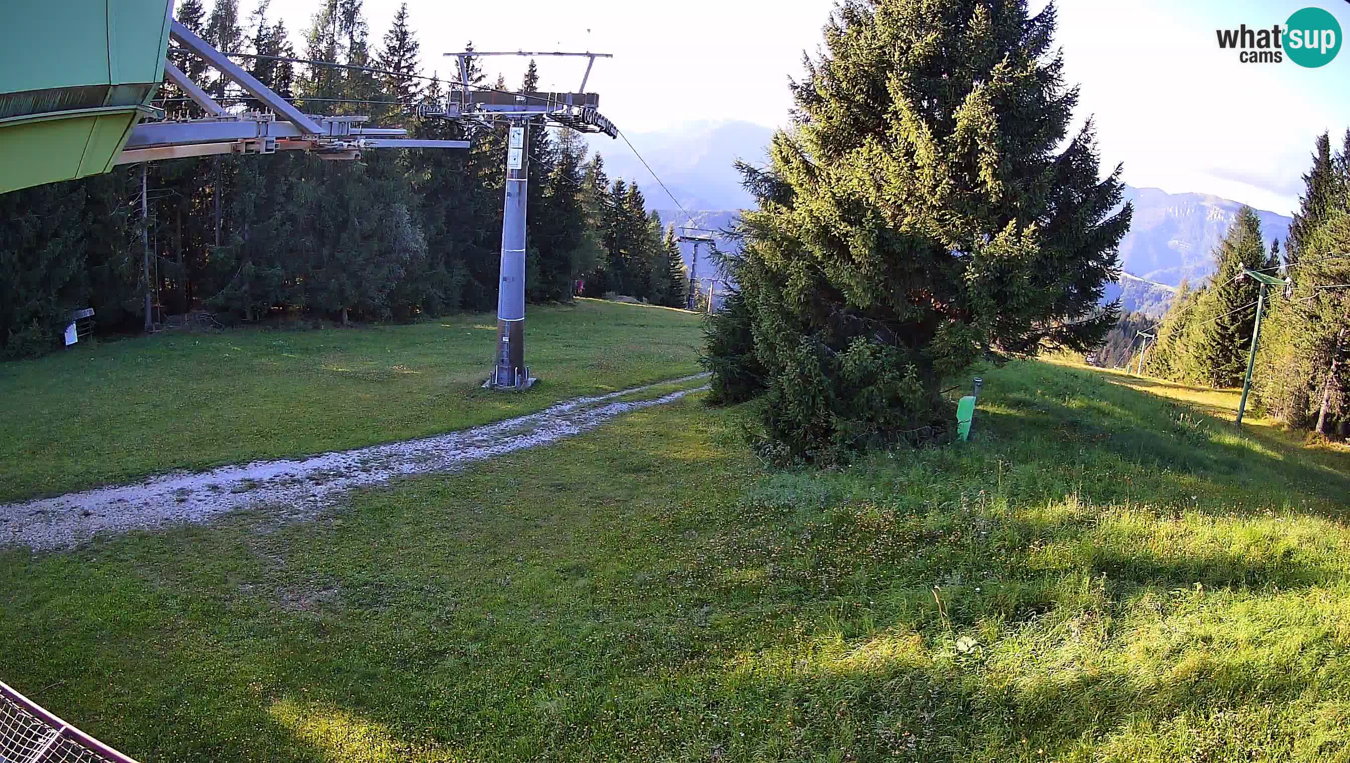 Smušišče Cerkno spletna kamera Lom zgornja proga