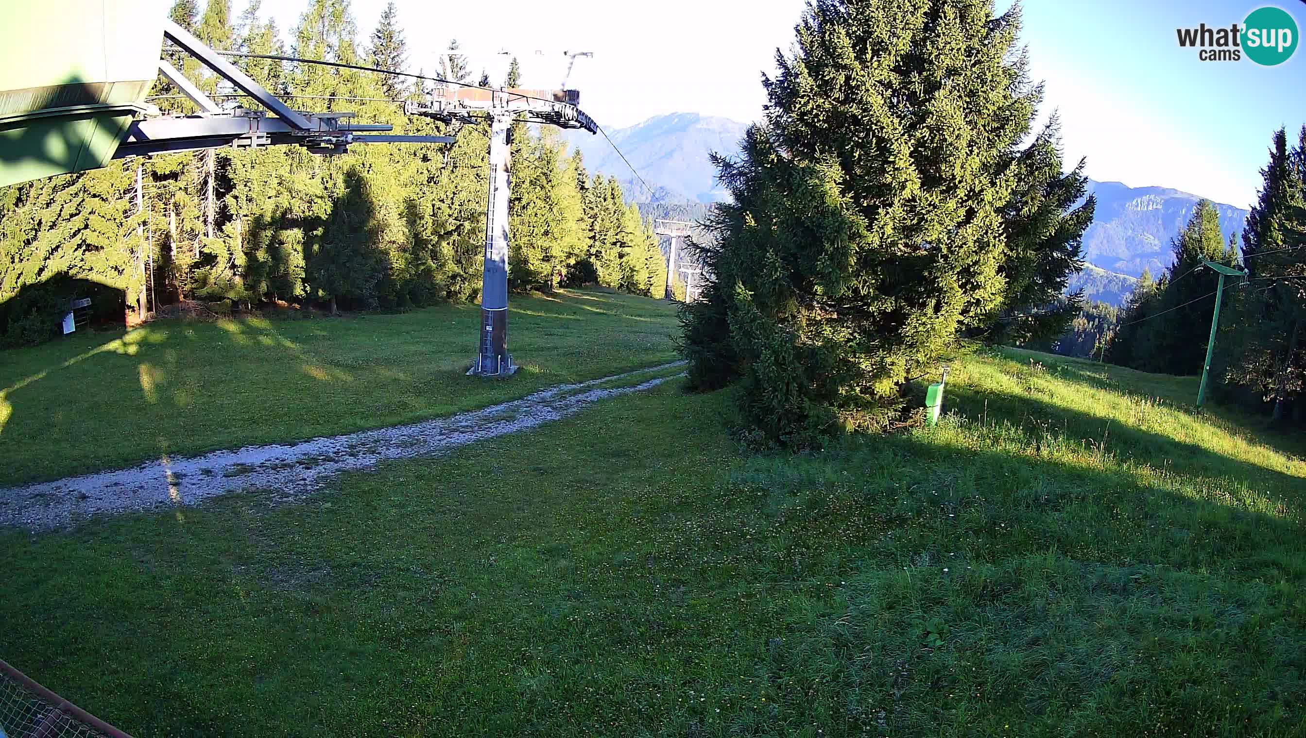 Smušišče Cerkno spletna kamera Lom zgornja proga