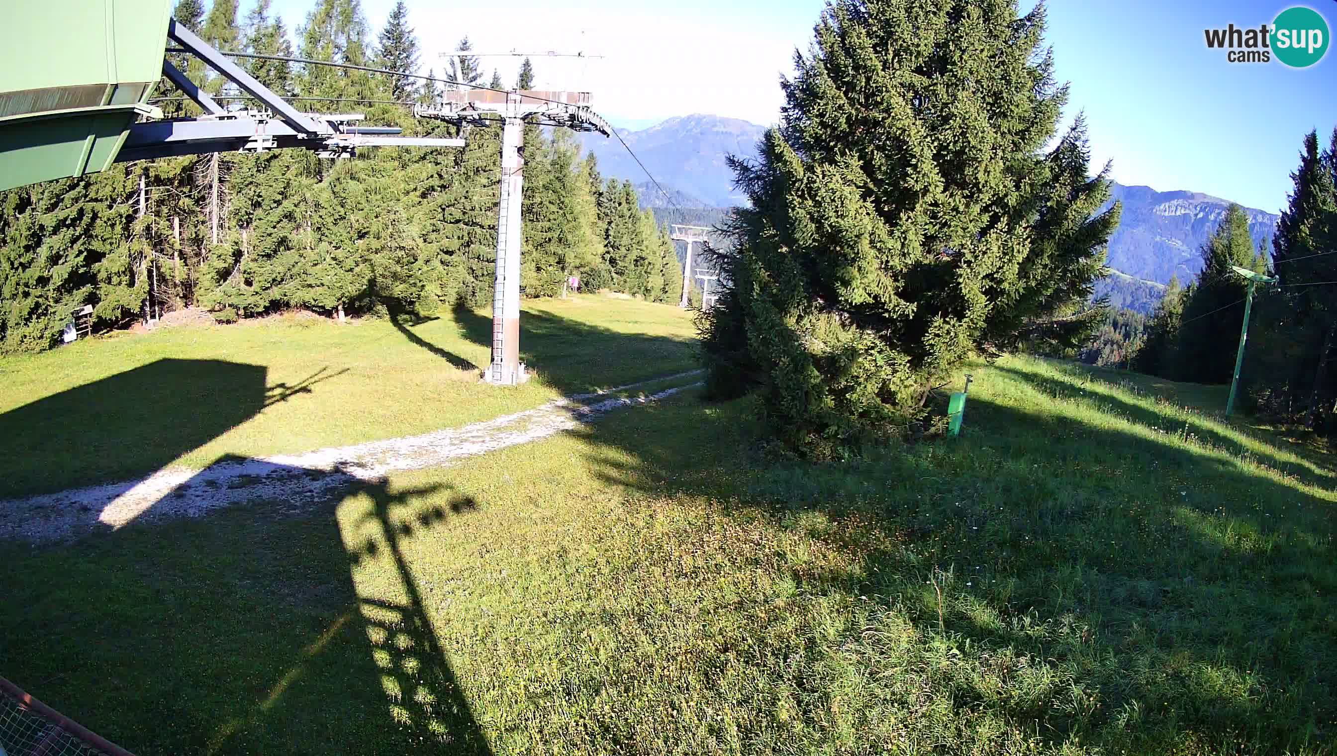 Smušišče Cerkno spletna kamera Lom zgornja proga