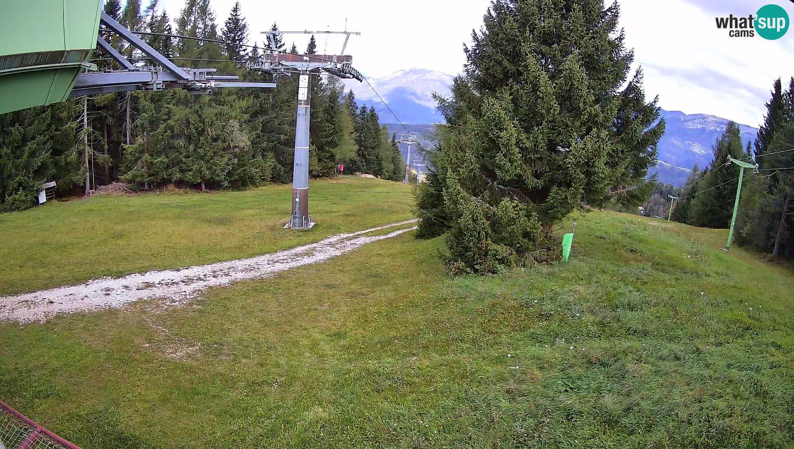 Smušišče Cerkno spletna kamera Lom zgornja proga