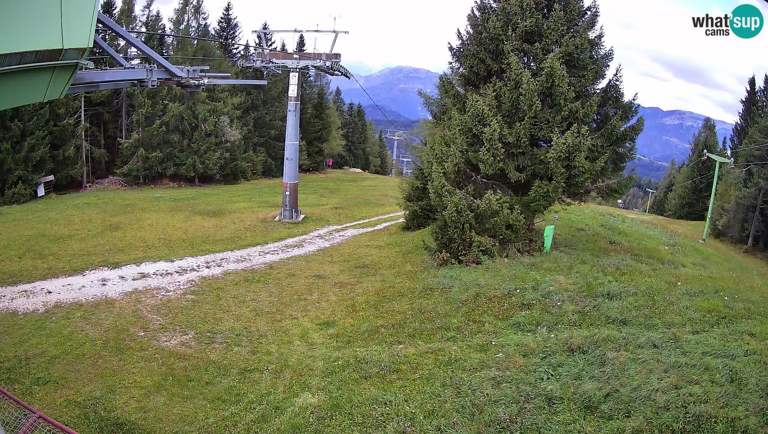 Smušišče Cerkno spletna kamera Lom zgornja proga
