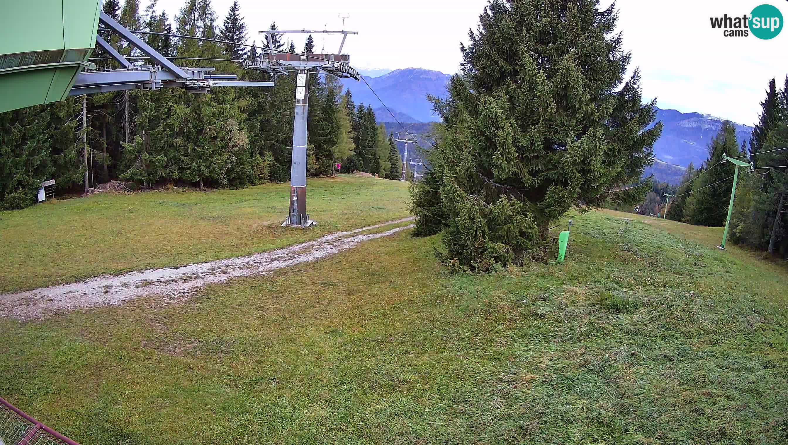 Smušišče Cerkno spletna kamera Lom zgornja proga
