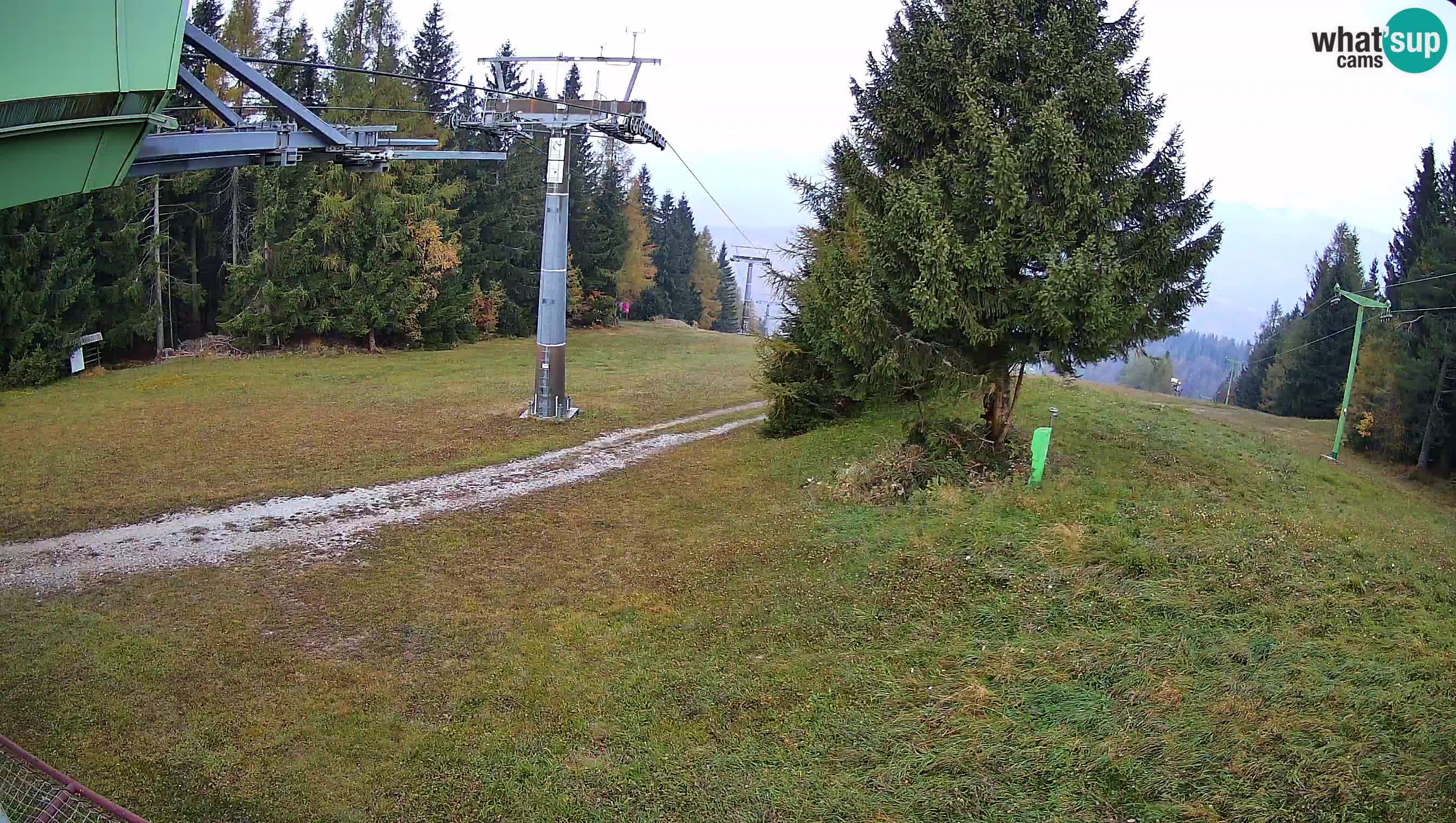 Smušišče Cerkno spletna kamera Lom zgornja proga