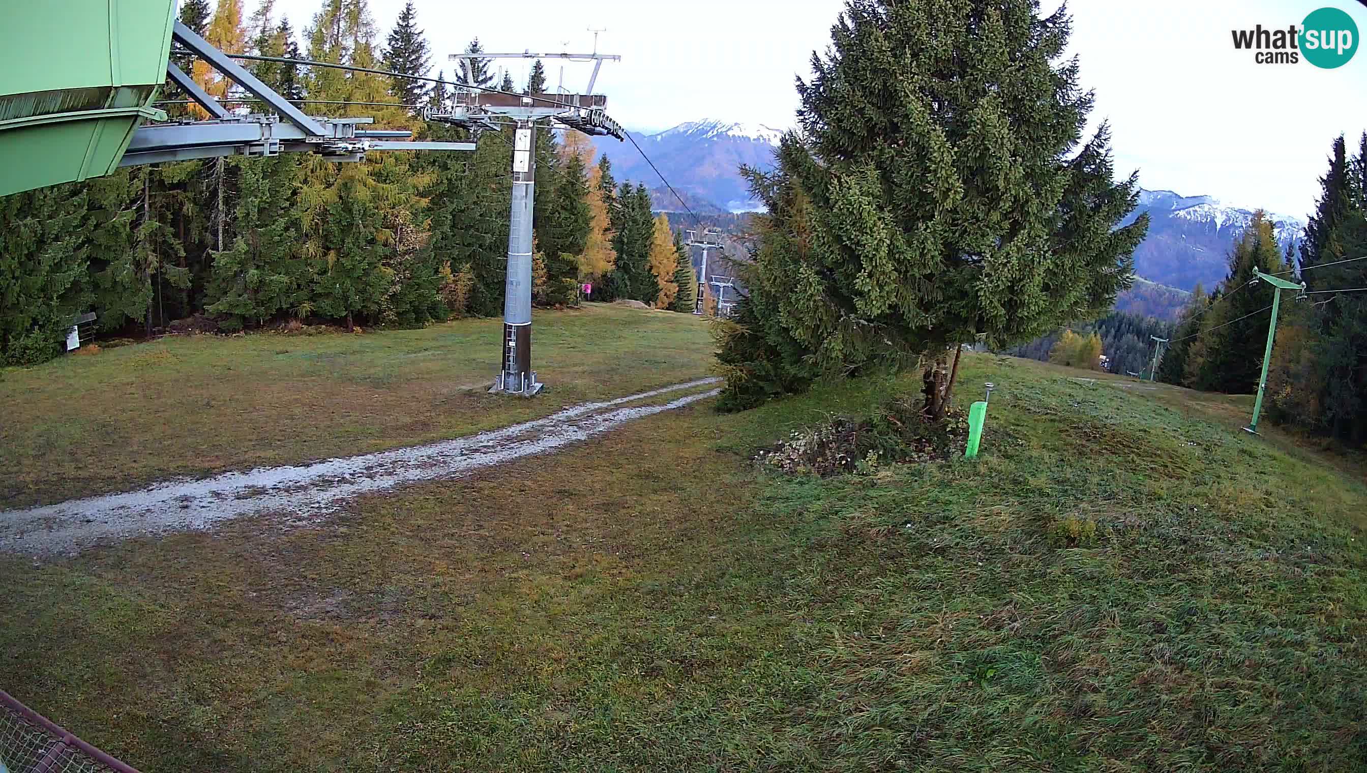 Smušišče Cerkno spletna kamera Lom zgornja proga