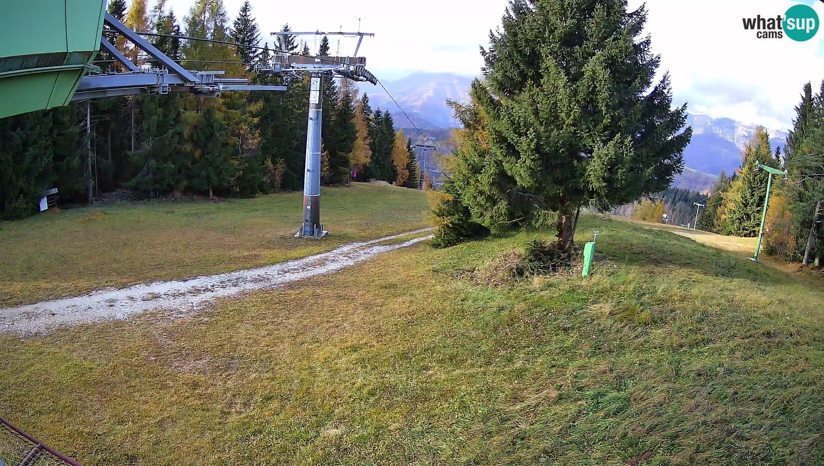 Smušišče Cerkno spletna kamera Lom zgornja proga