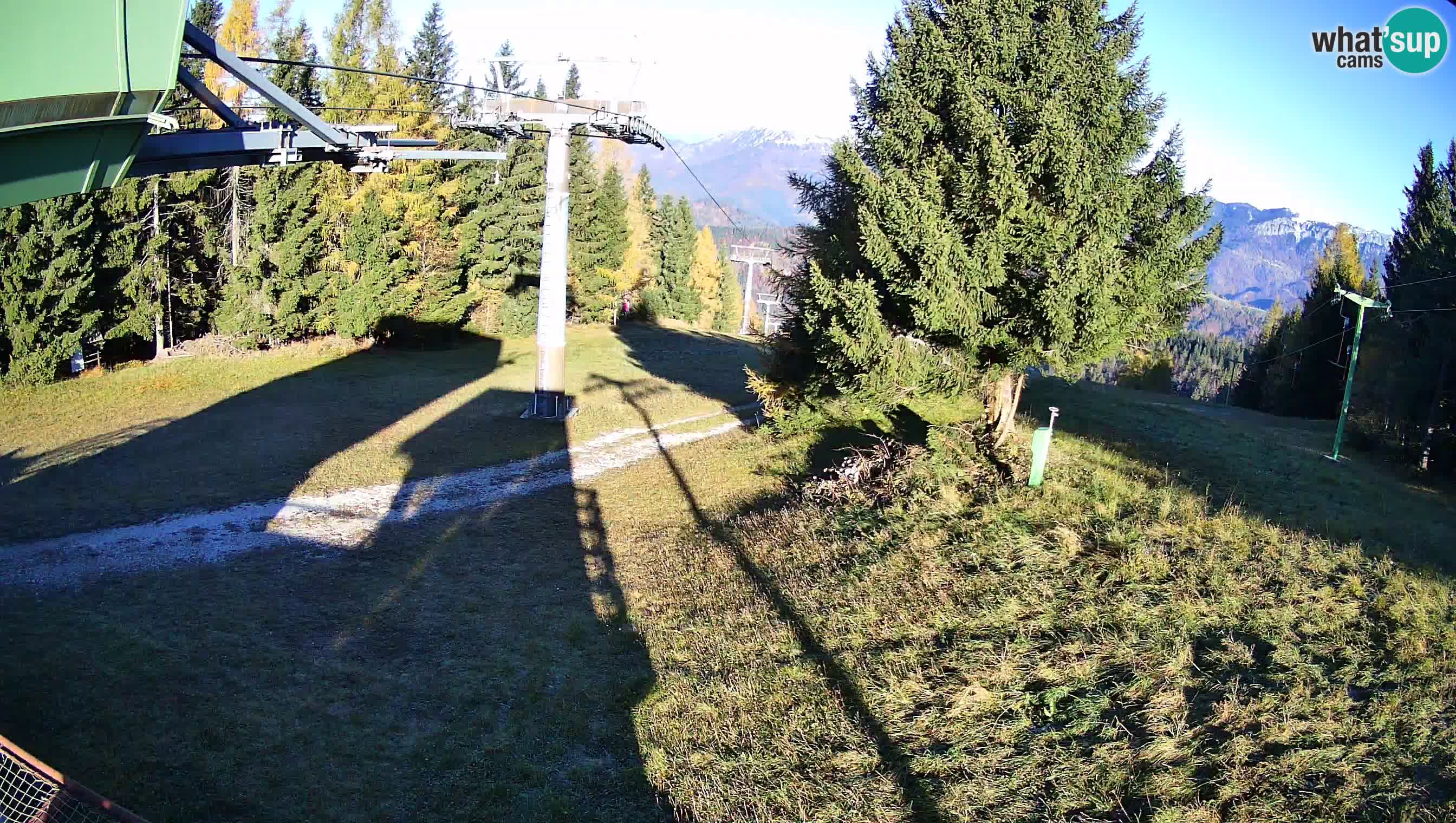 Smušišče Cerkno spletna kamera Lom zgornja proga