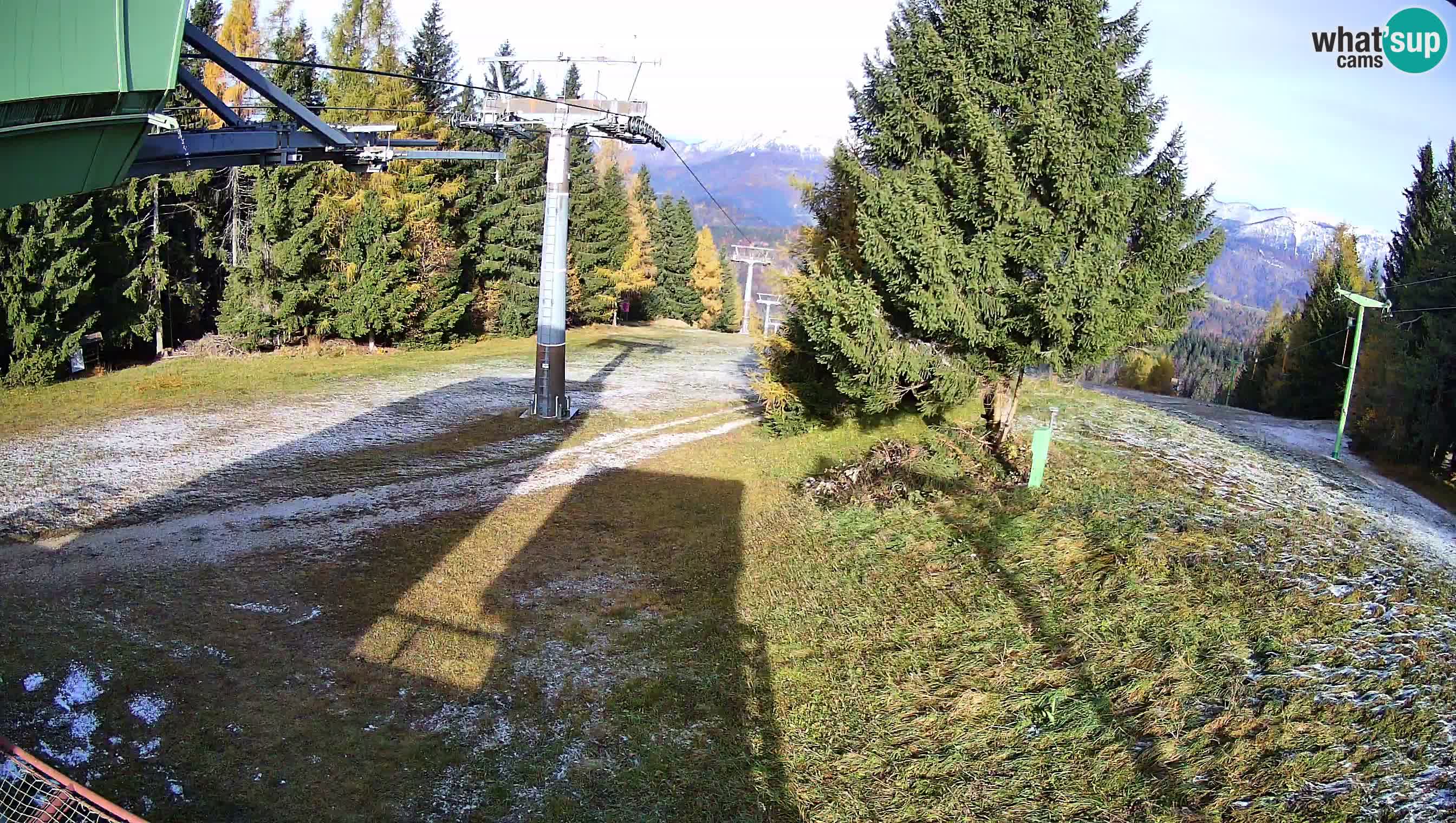 Smušišče Cerkno spletna kamera Lom zgornja proga