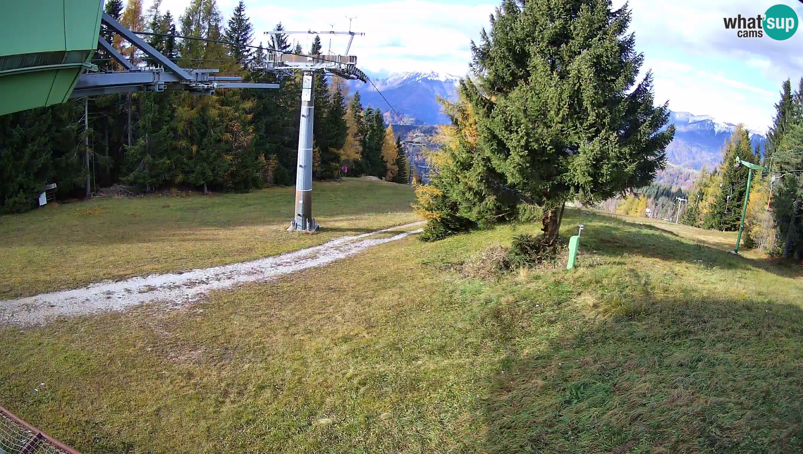 Smušišče Cerkno spletna kamera Lom zgornja proga