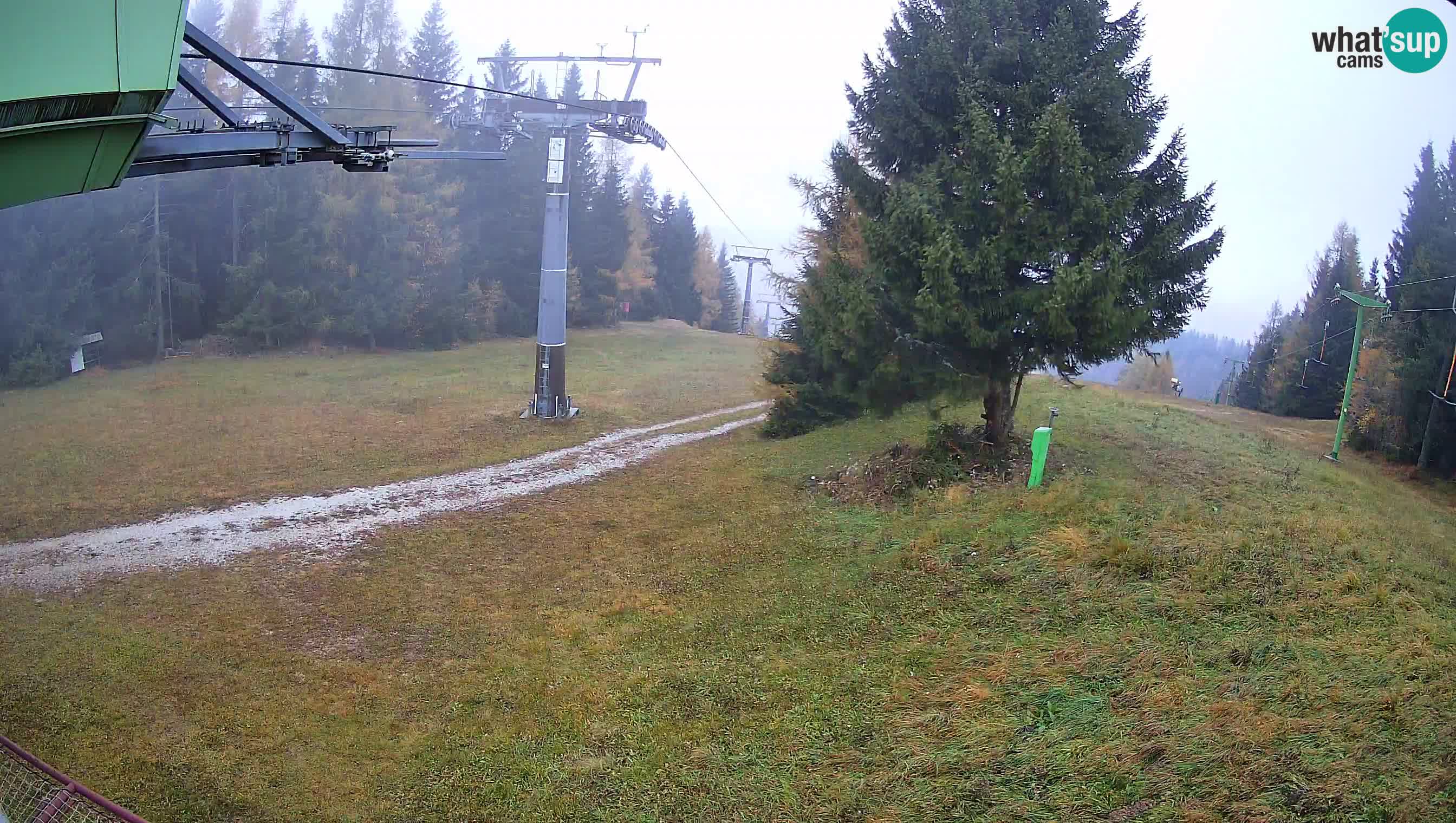 Smušišče Cerkno spletna kamera Lom zgornja proga