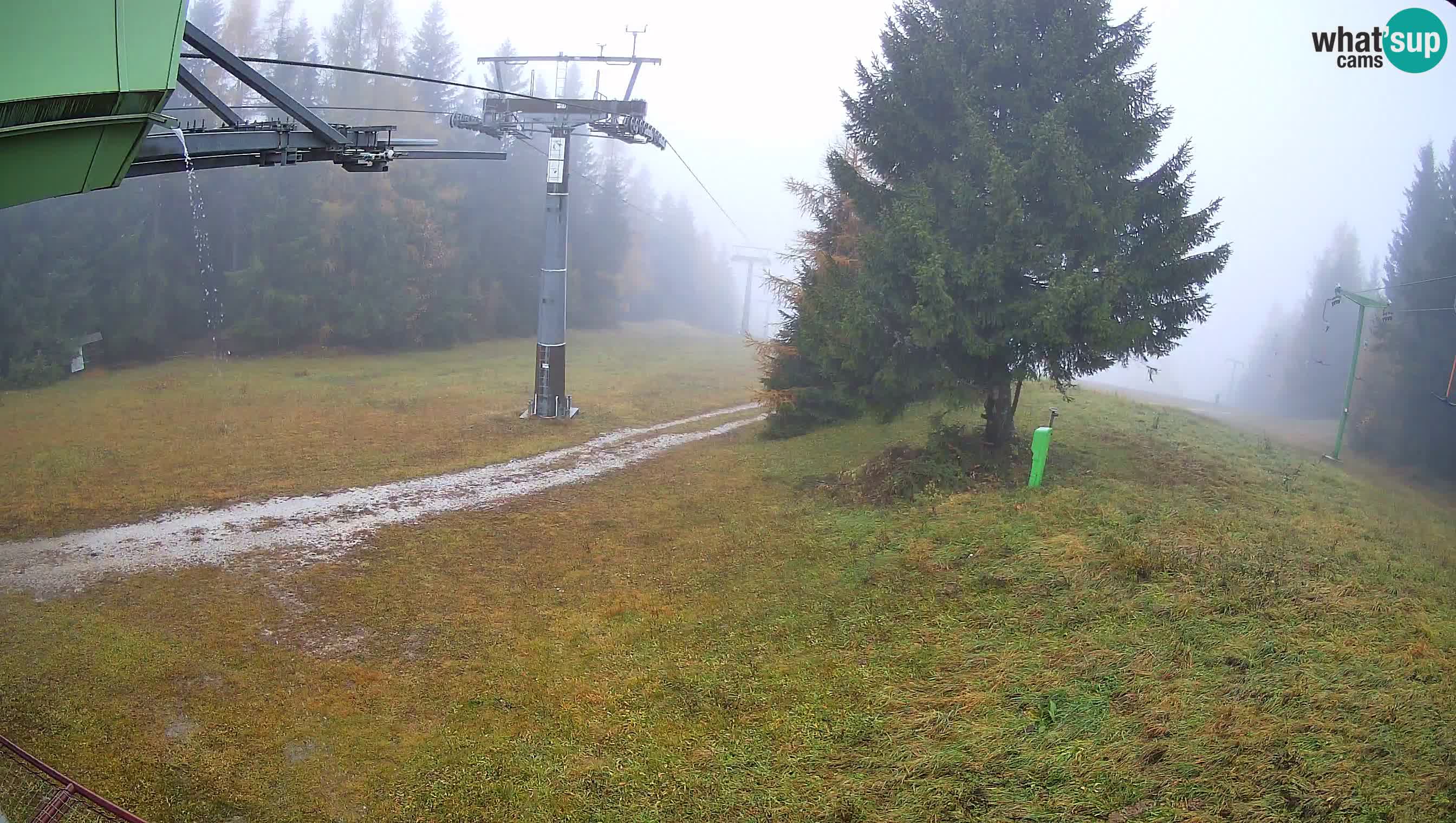Smušišče Cerkno spletna kamera Lom zgornja proga