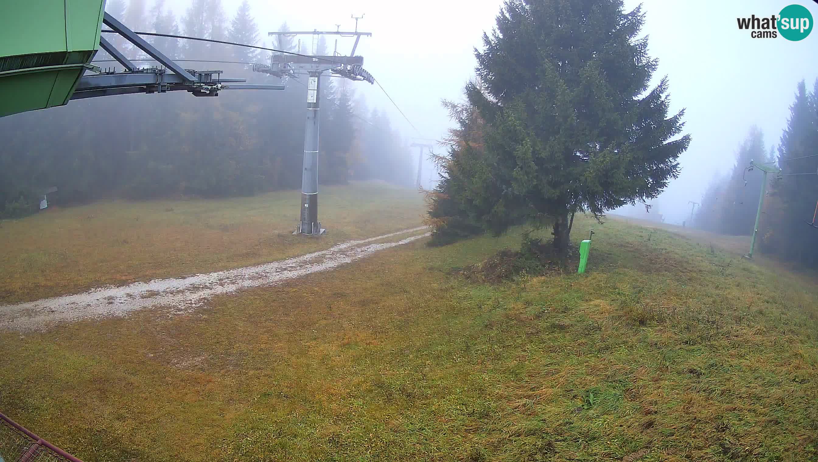 Smušišče Cerkno spletna kamera Lom zgornja proga