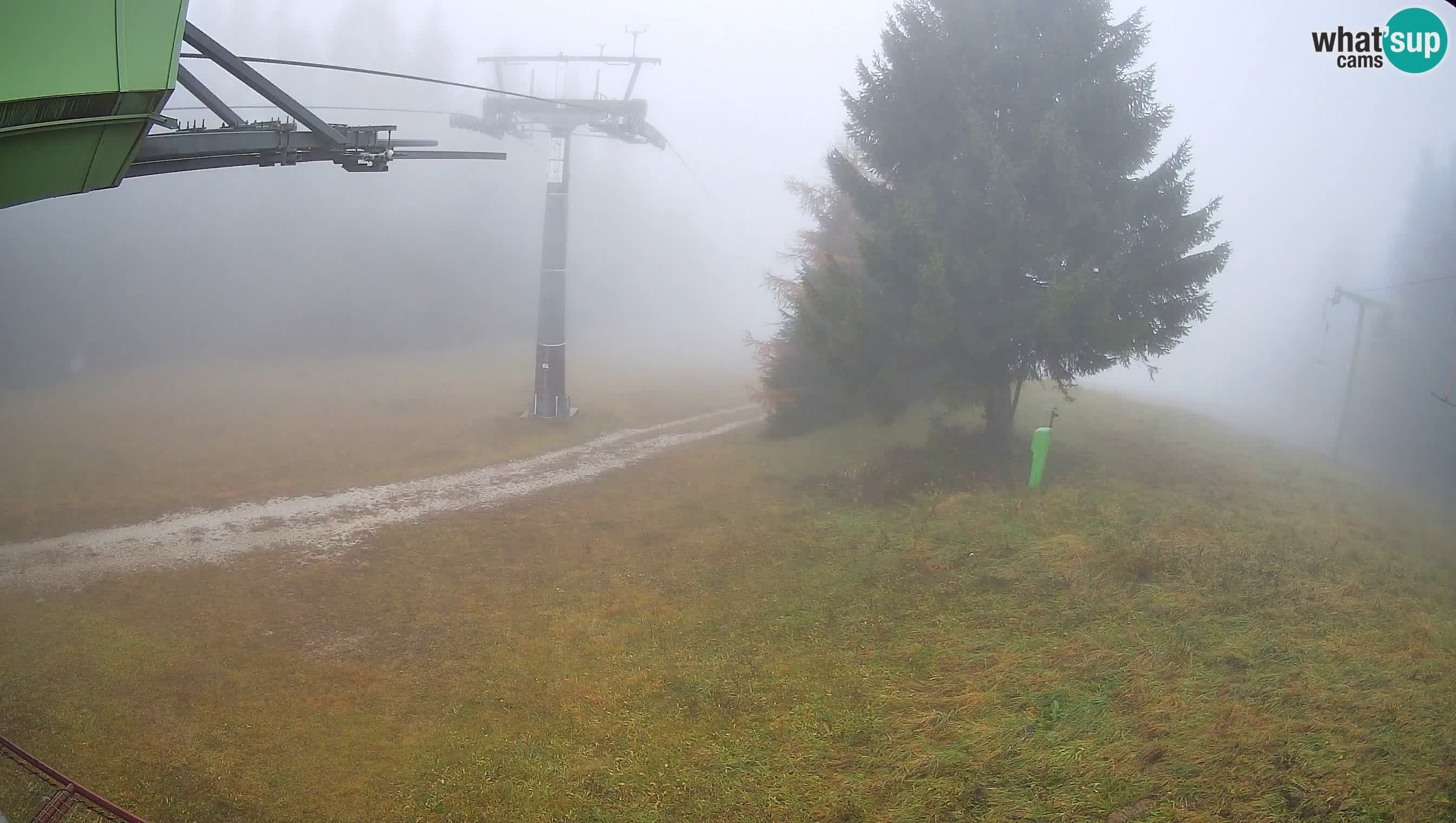 Smušišče Cerkno spletna kamera Lom zgornja proga