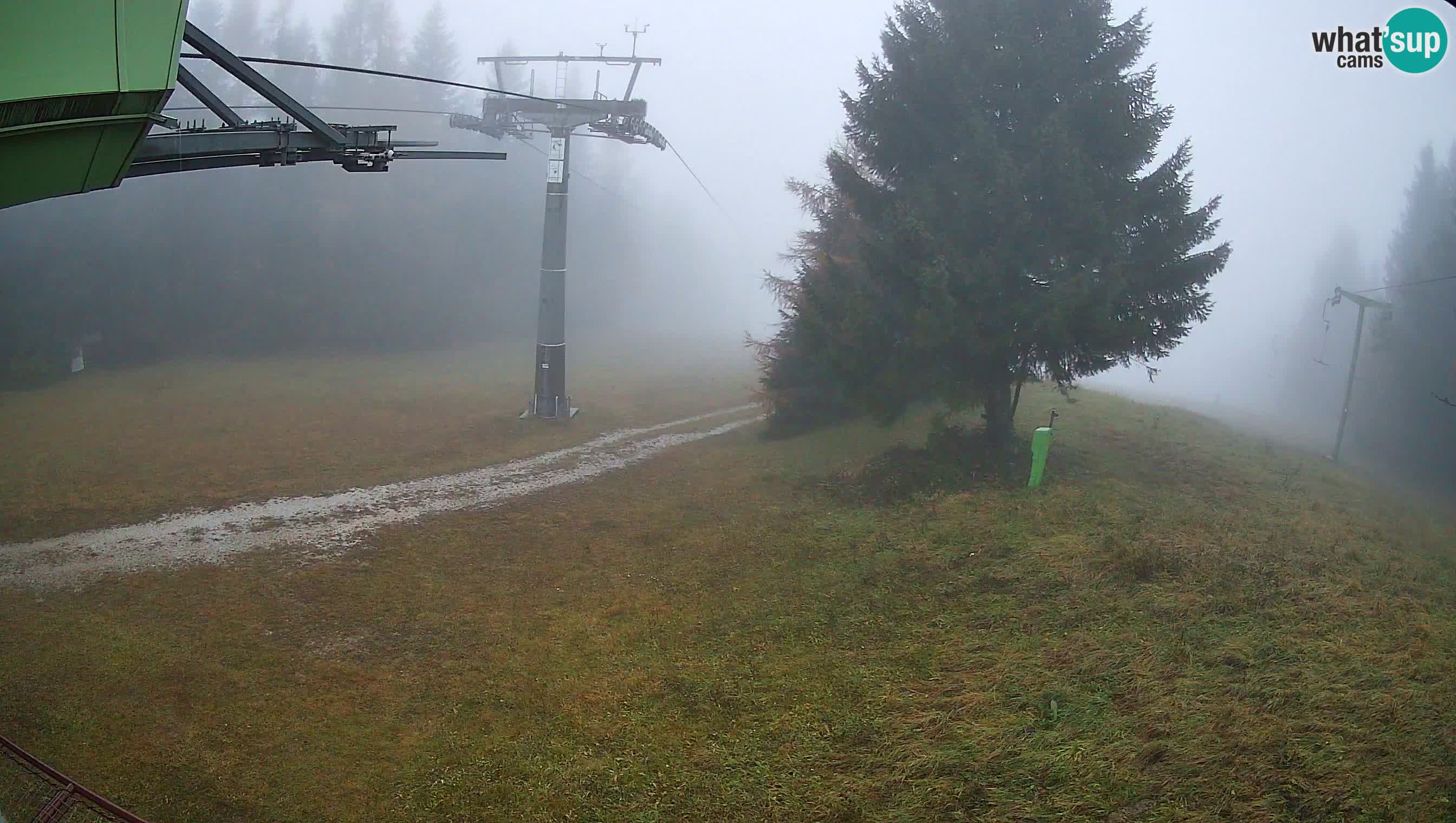 Smušišče Cerkno spletna kamera Lom zgornja proga
