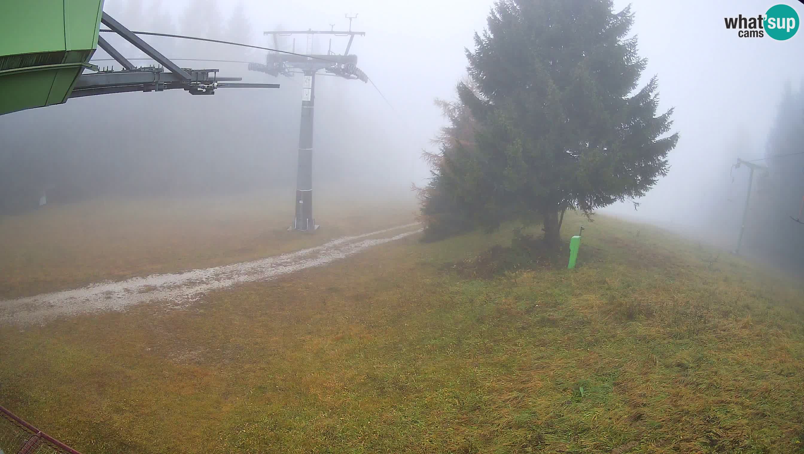 Smušišče Cerkno spletna kamera Lom zgornja proga