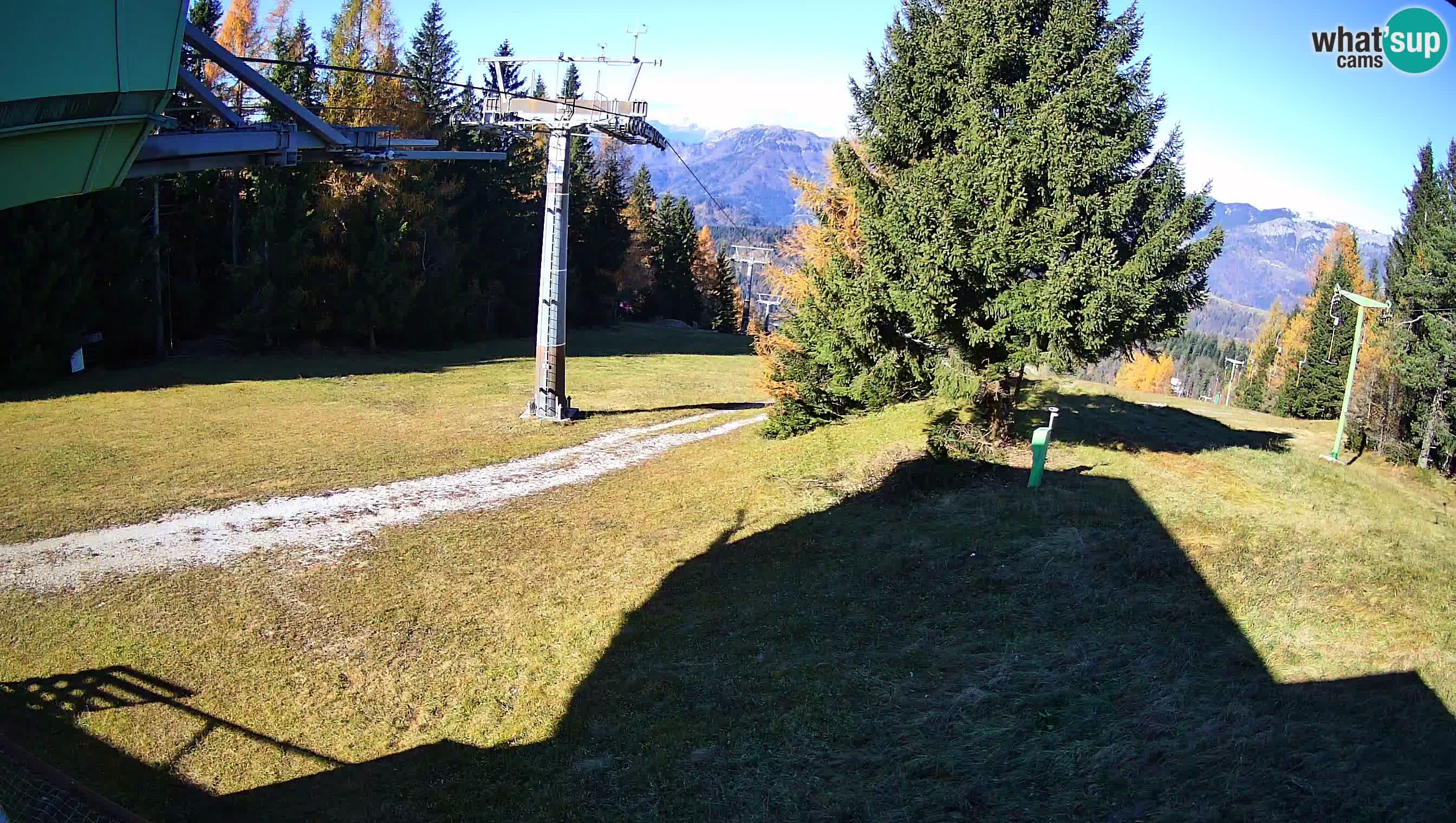 Smušišče Cerkno spletna kamera Lom zgornja proga