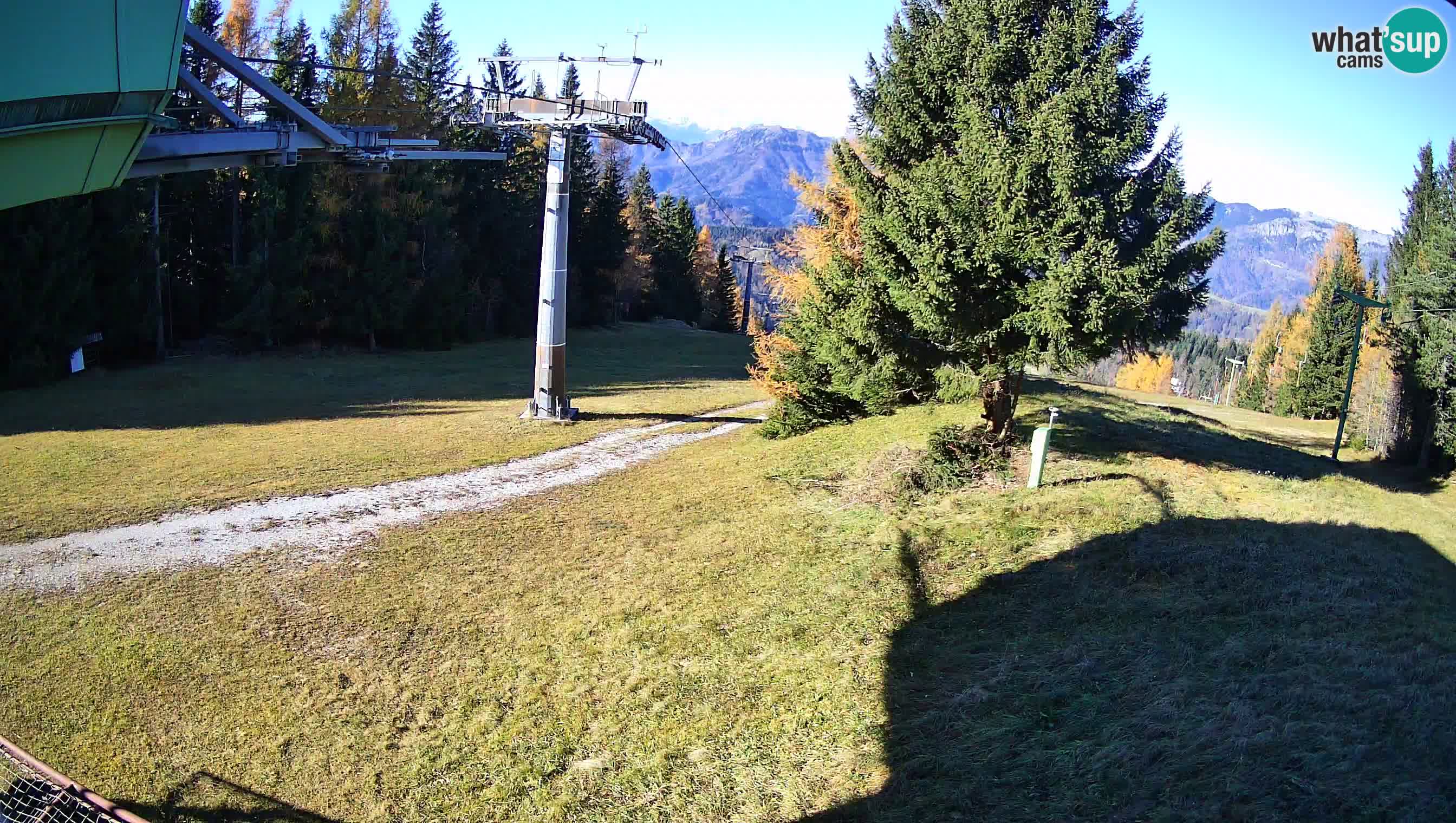 Smušišče Cerkno spletna kamera Lom zgornja proga