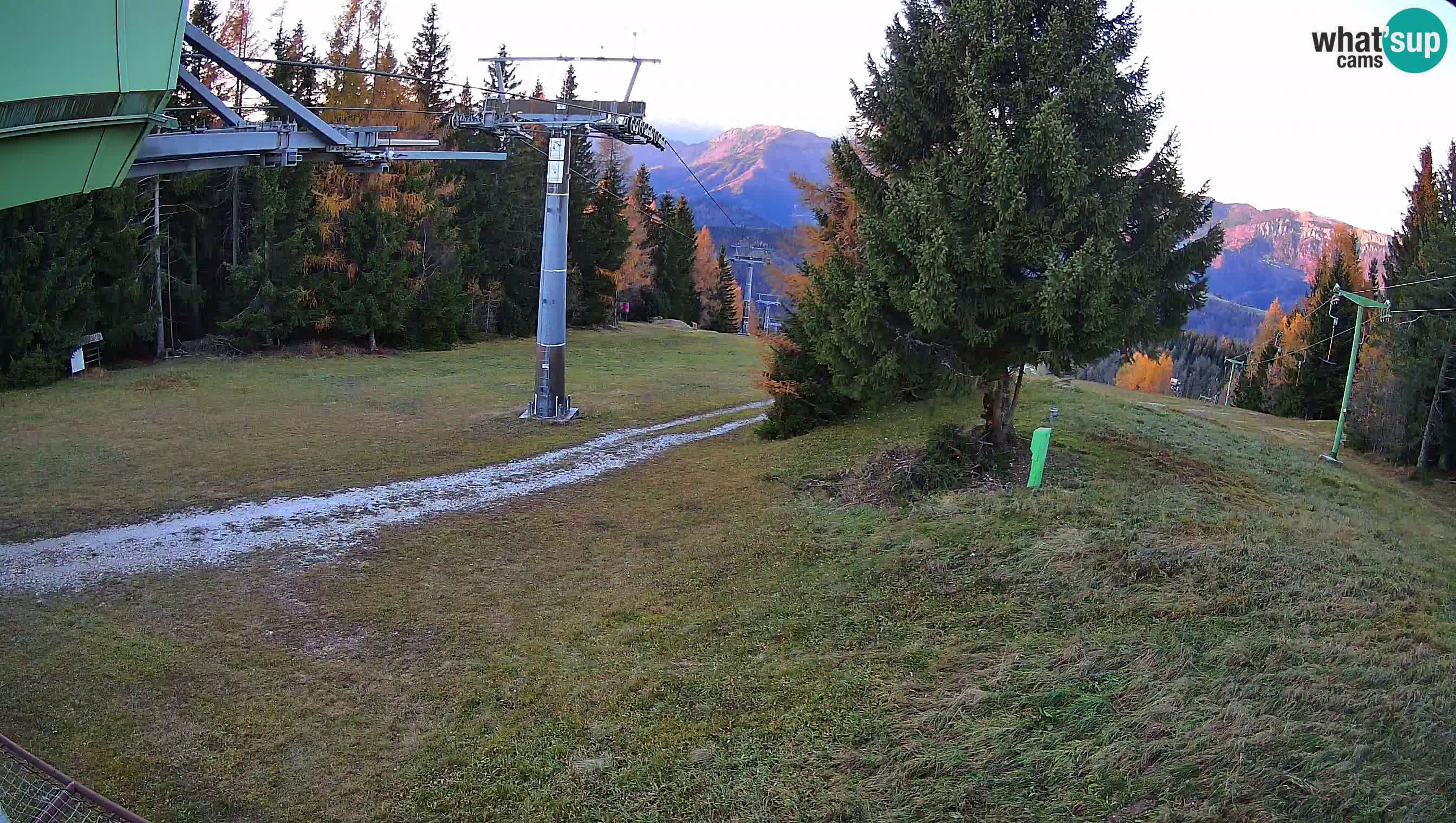 Smušišče Cerkno spletna kamera Lom zgornja proga