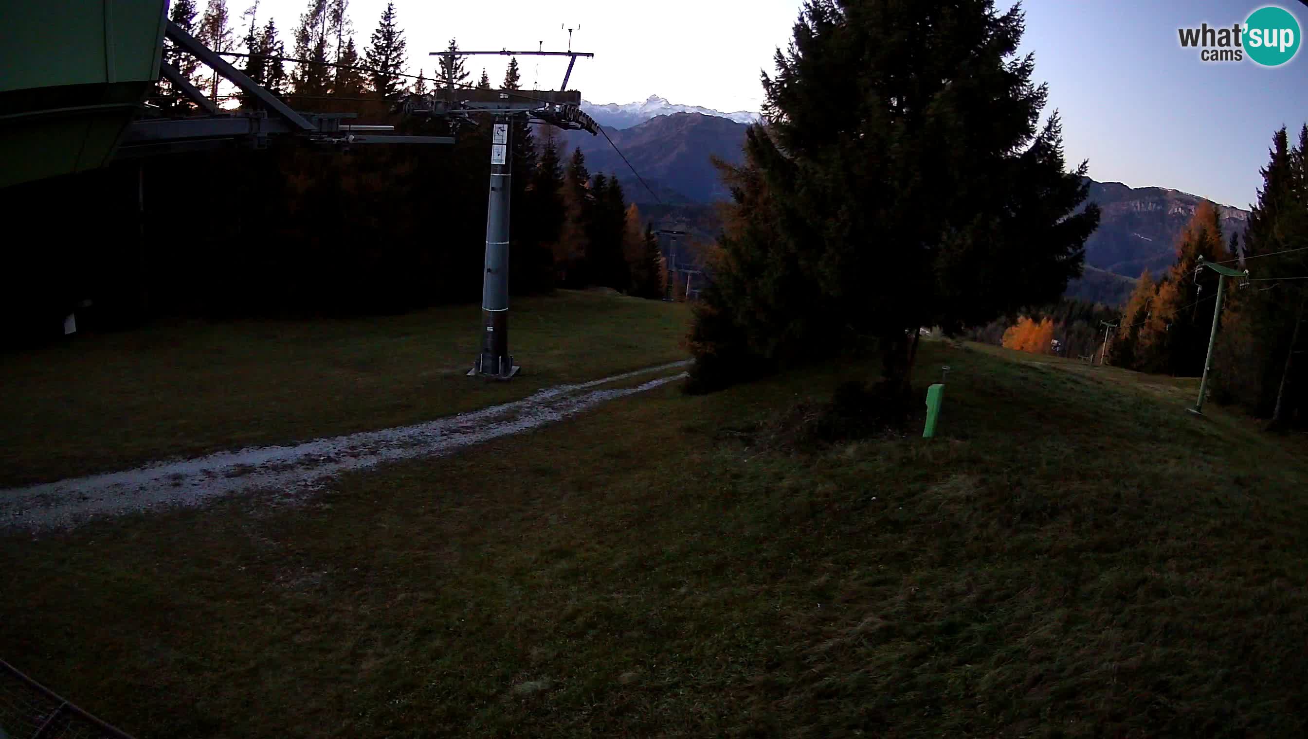 Smušišče Cerkno spletna kamera Lom zgornja proga