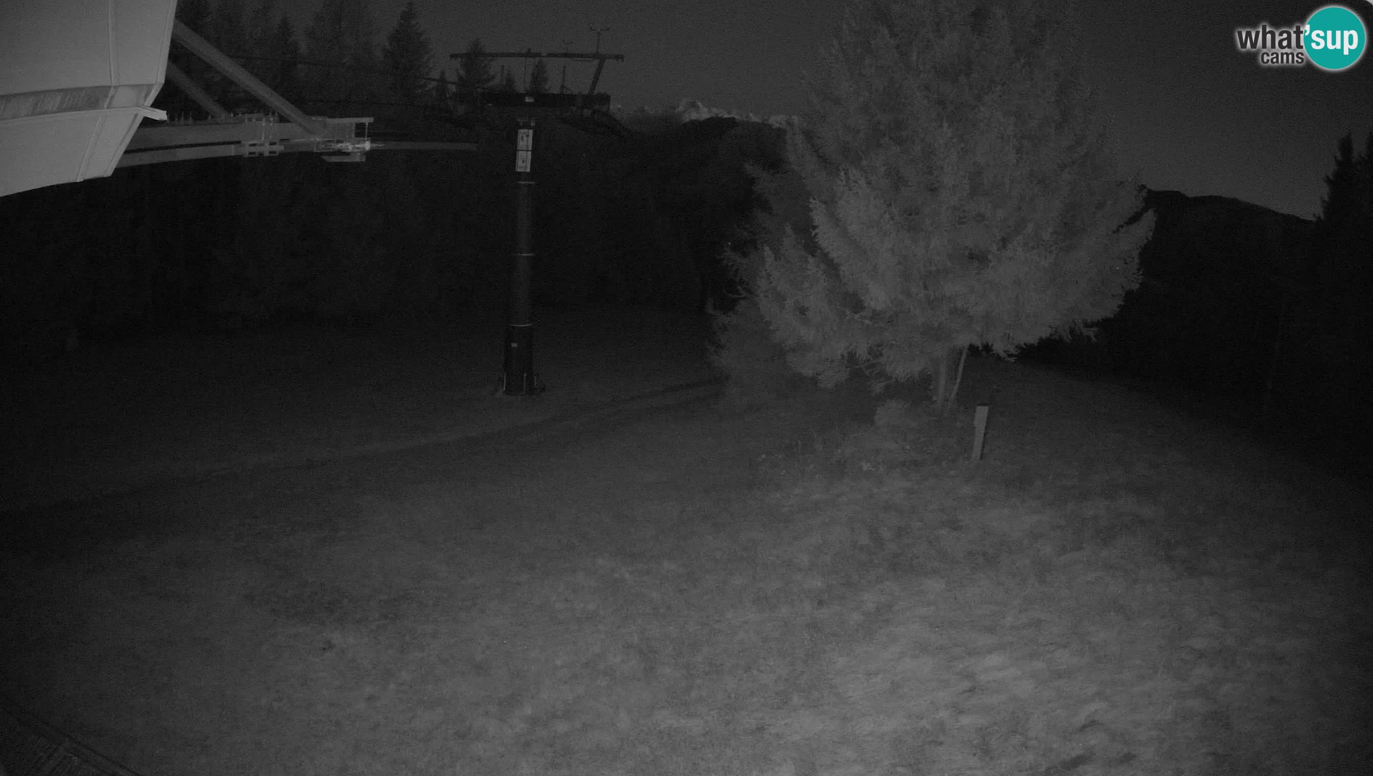 Smušišče Cerkno spletna kamera Lom zgornja proga