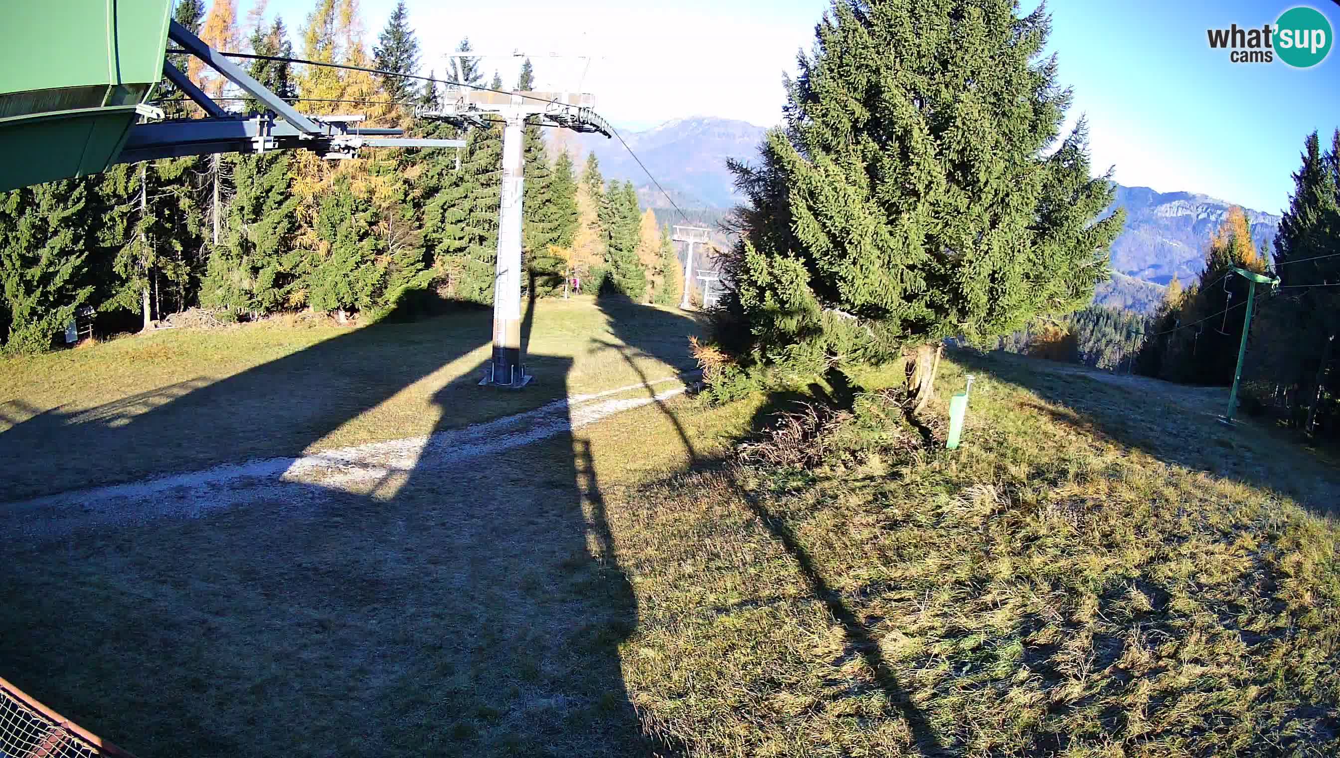 Smušišče Cerkno spletna kamera Lom zgornja proga