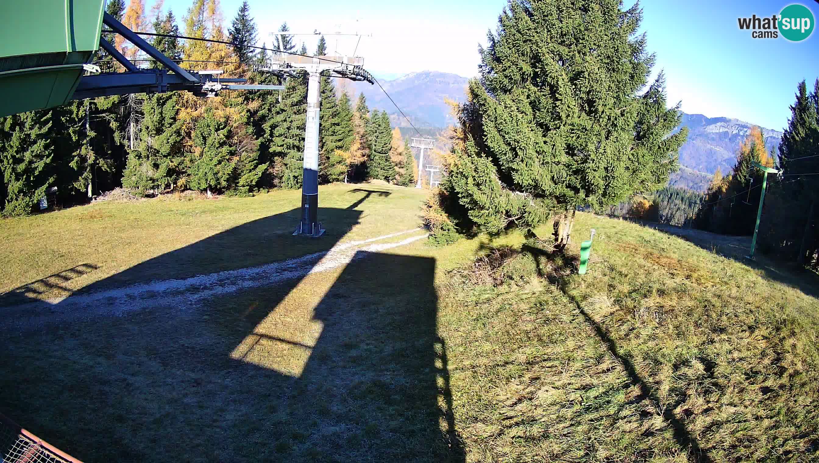 Smušišče Cerkno spletna kamera Lom zgornja proga