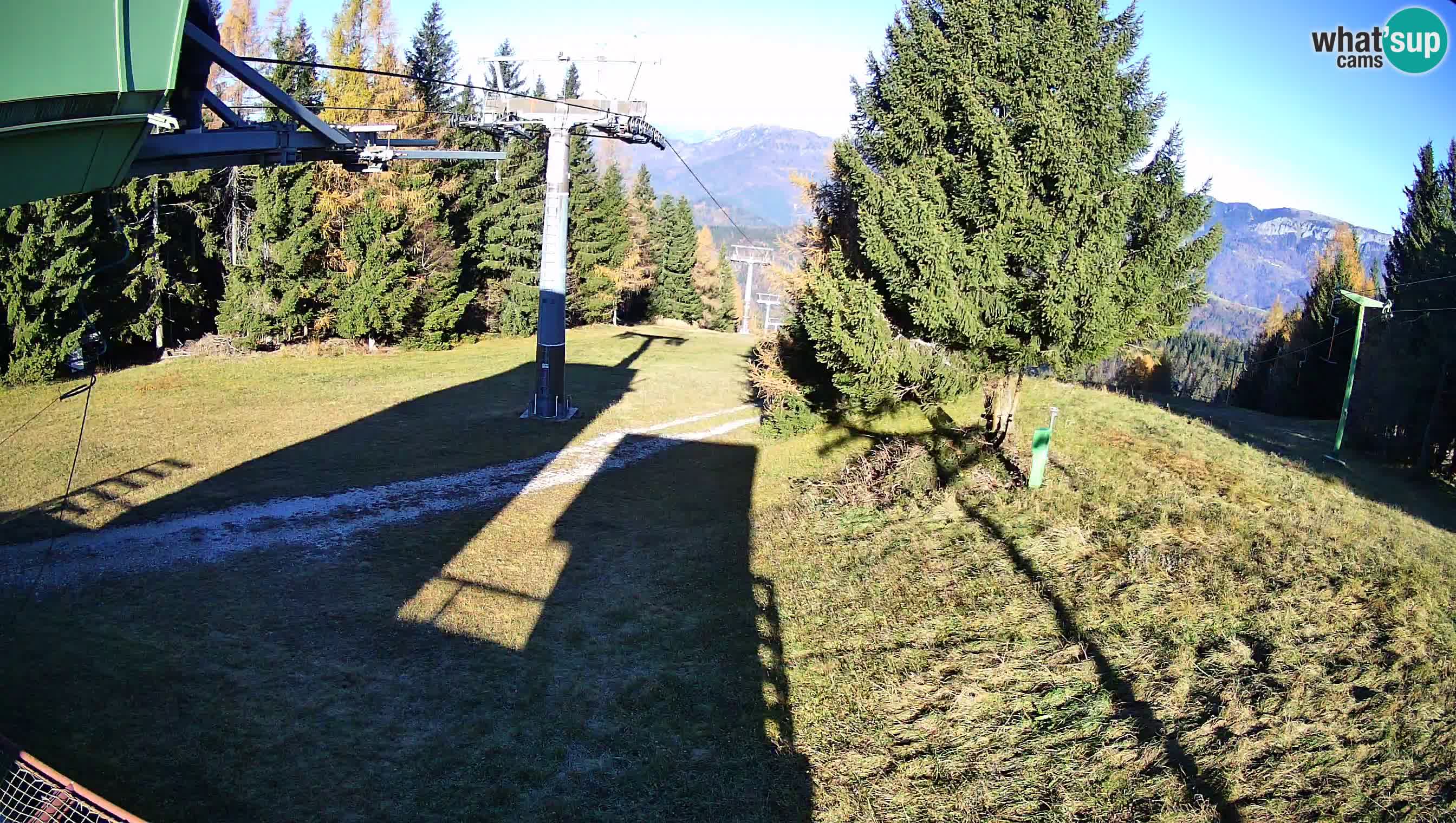 Smušišče Cerkno spletna kamera Lom zgornja proga