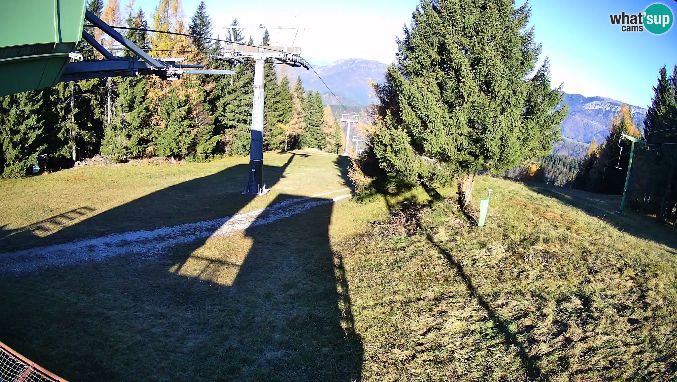 Smušišče Cerkno spletna kamera Lom zgornja proga