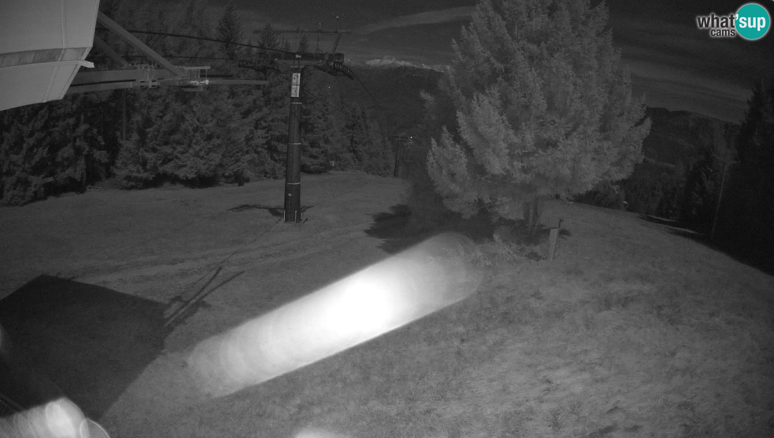 Smušišče Cerkno spletna kamera Lom zgornja proga