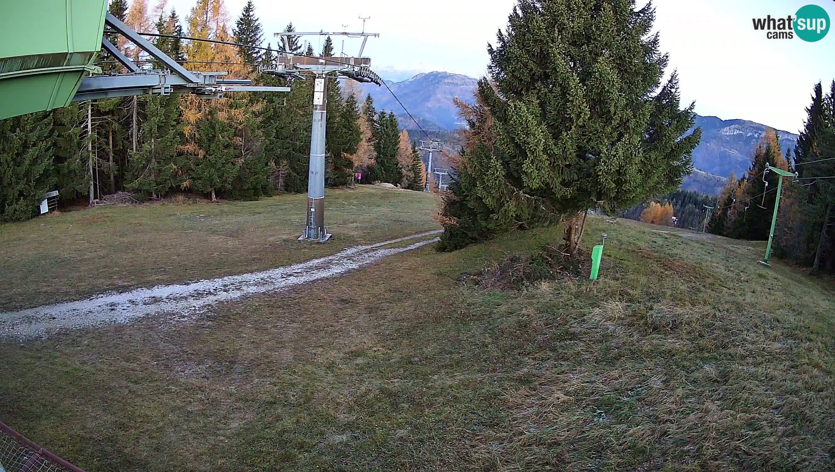 Smušišče Cerkno spletna kamera Lom zgornja proga