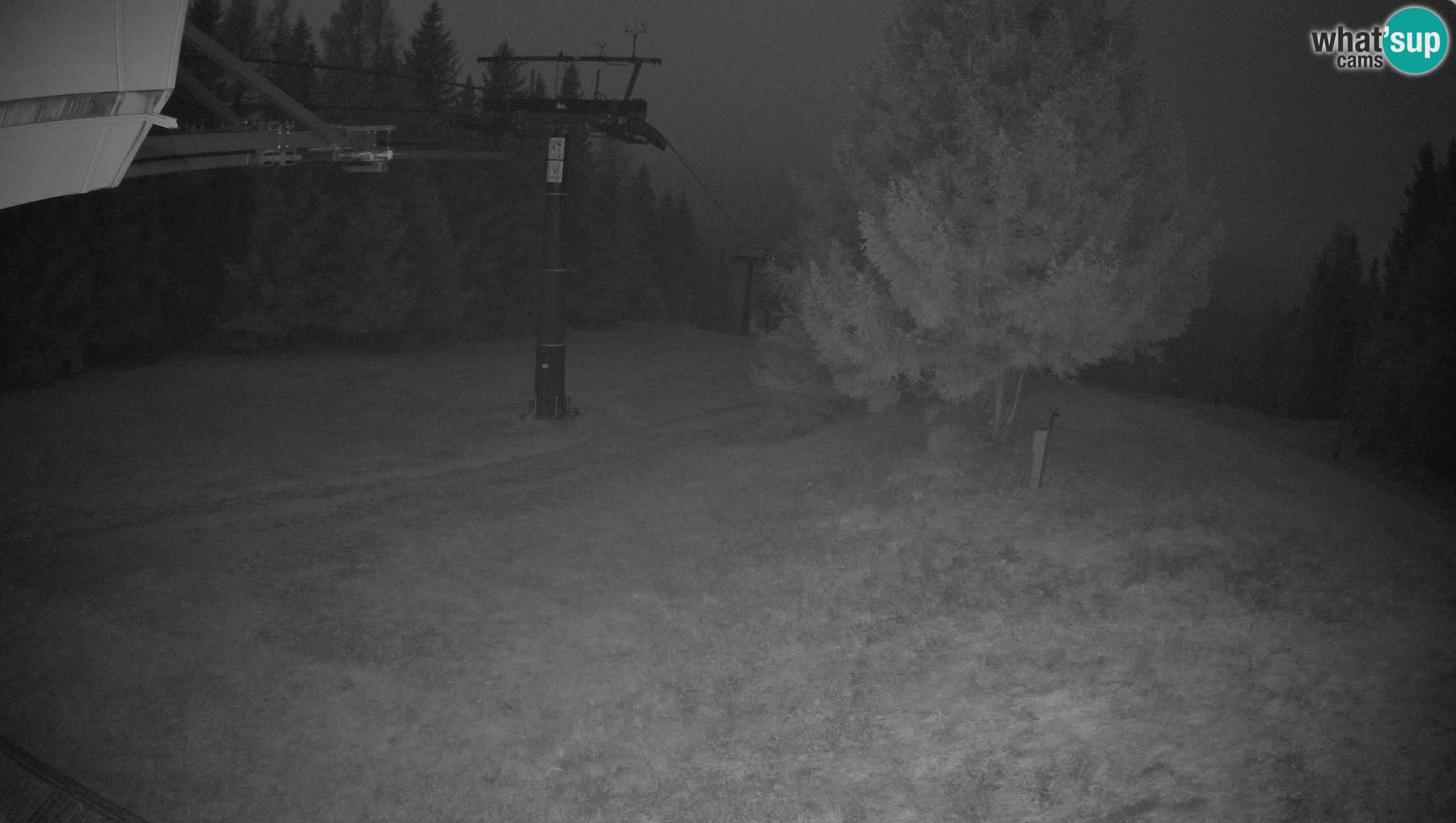 Smušišče Cerkno spletna kamera Lom zgornja proga