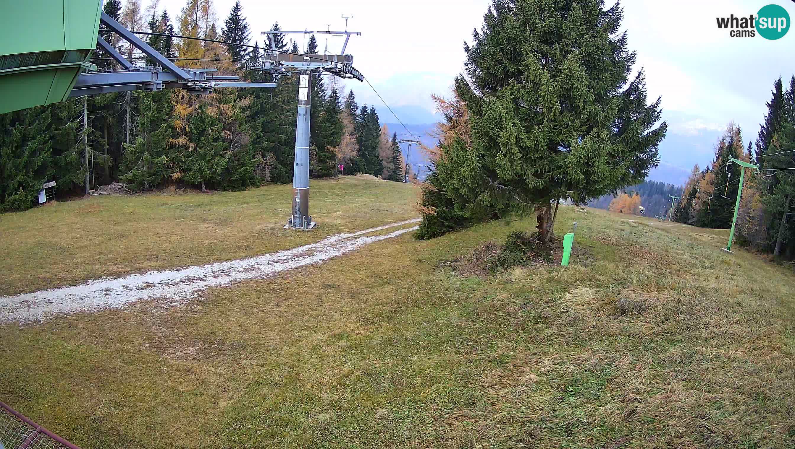 Smušišče Cerkno spletna kamera Lom zgornja proga