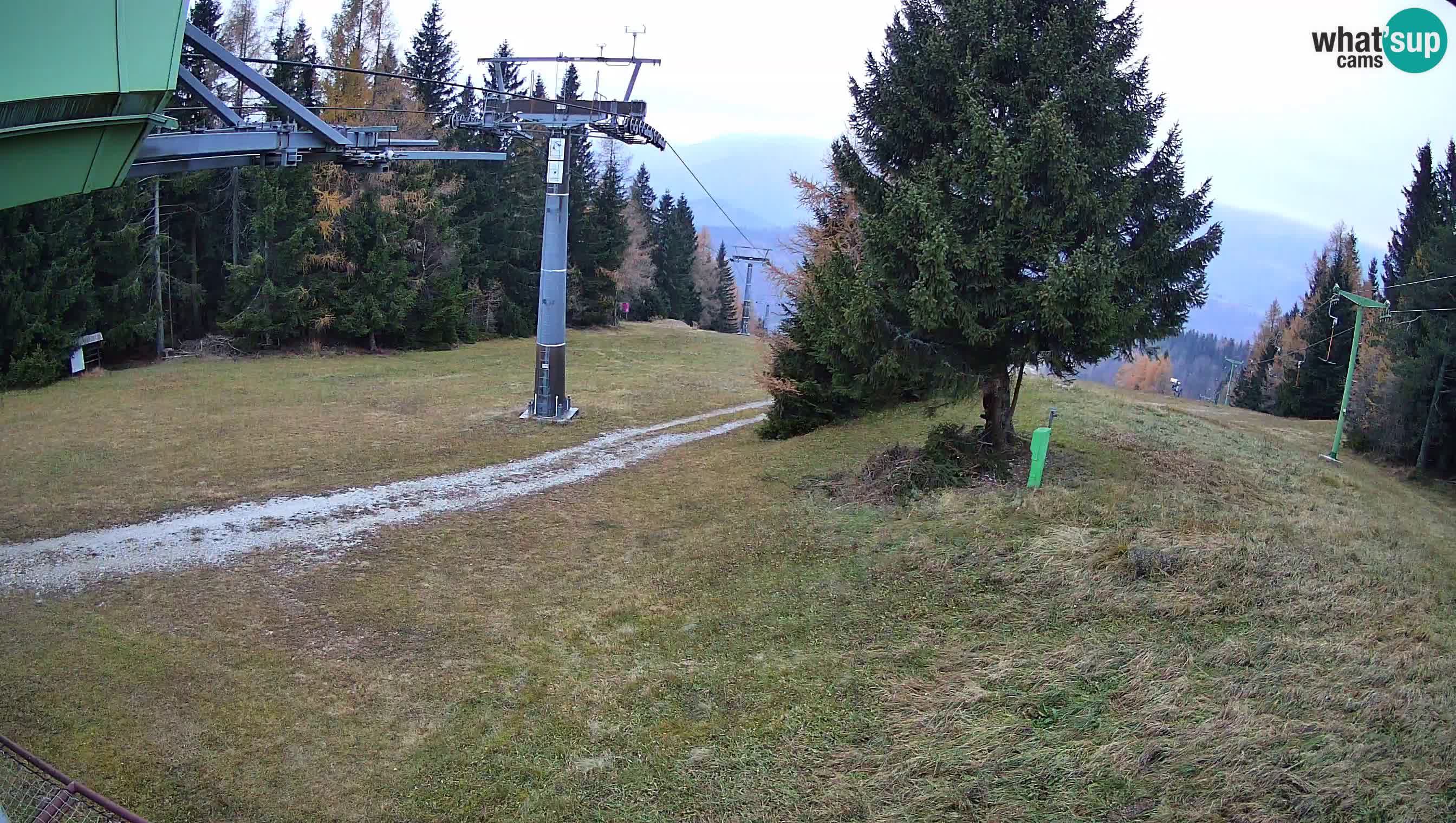 Smušišče Cerkno spletna kamera Lom zgornja proga