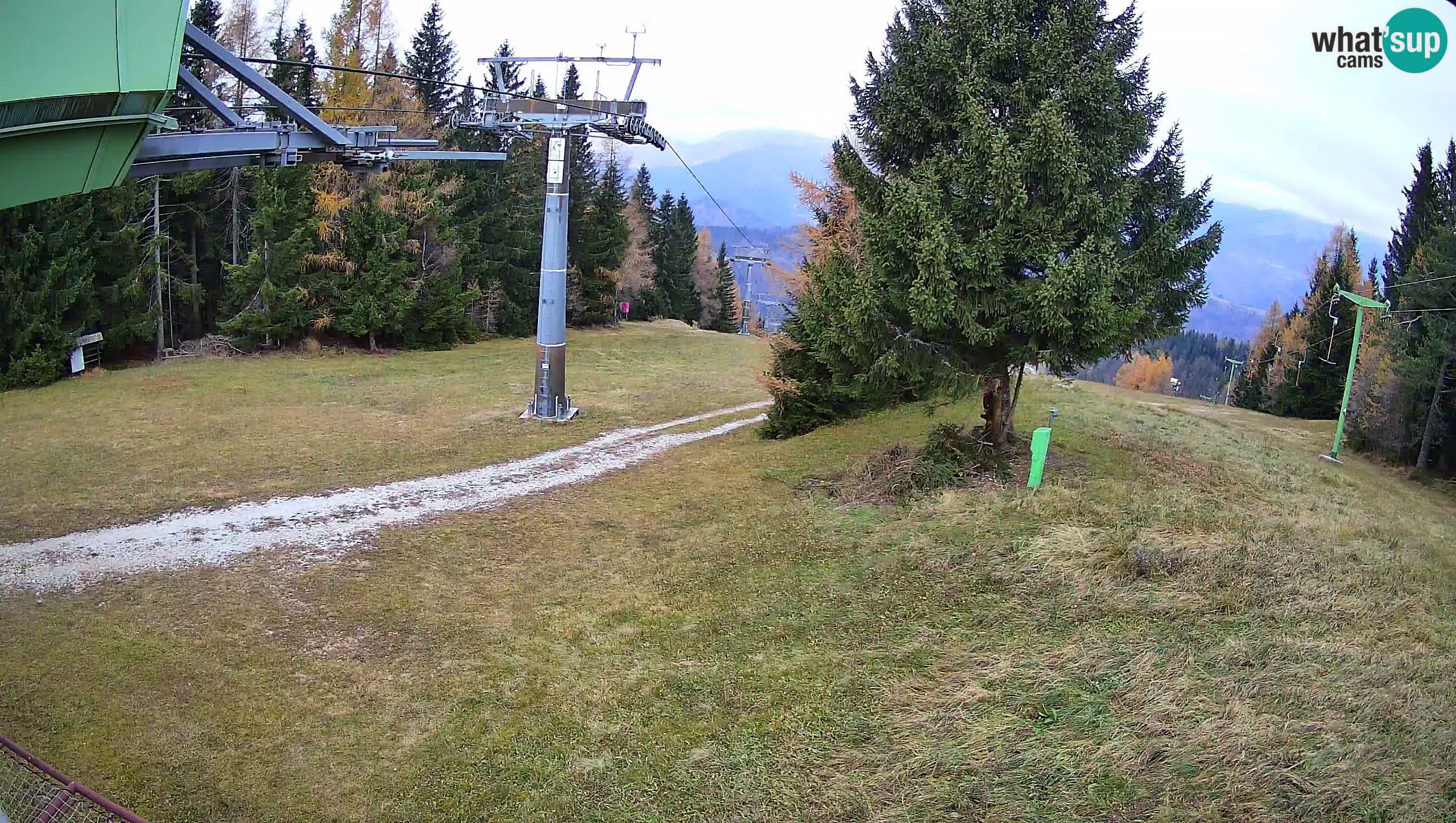 Smušišče Cerkno spletna kamera Lom zgornja proga