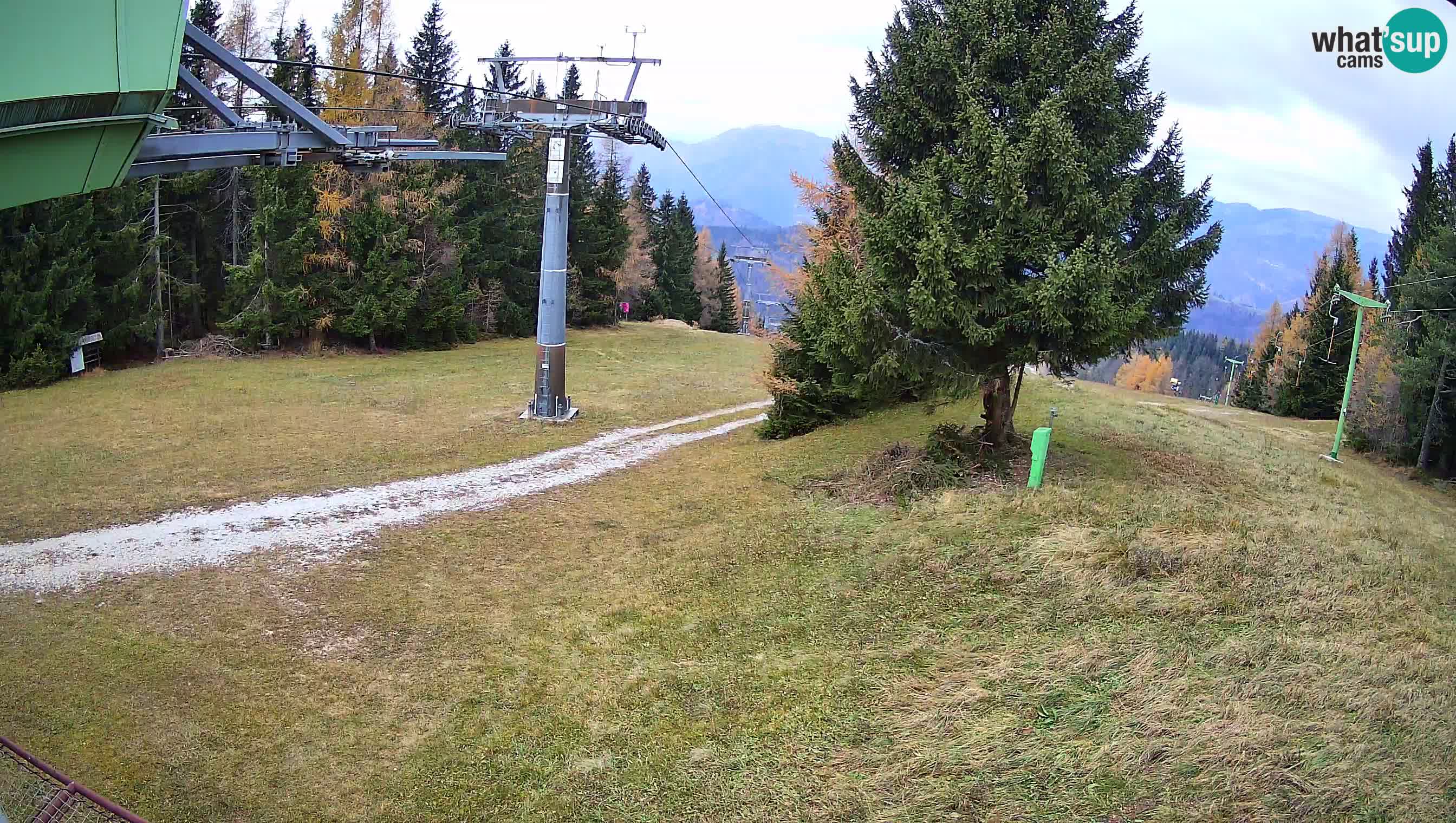 Smušišče Cerkno spletna kamera Lom zgornja proga