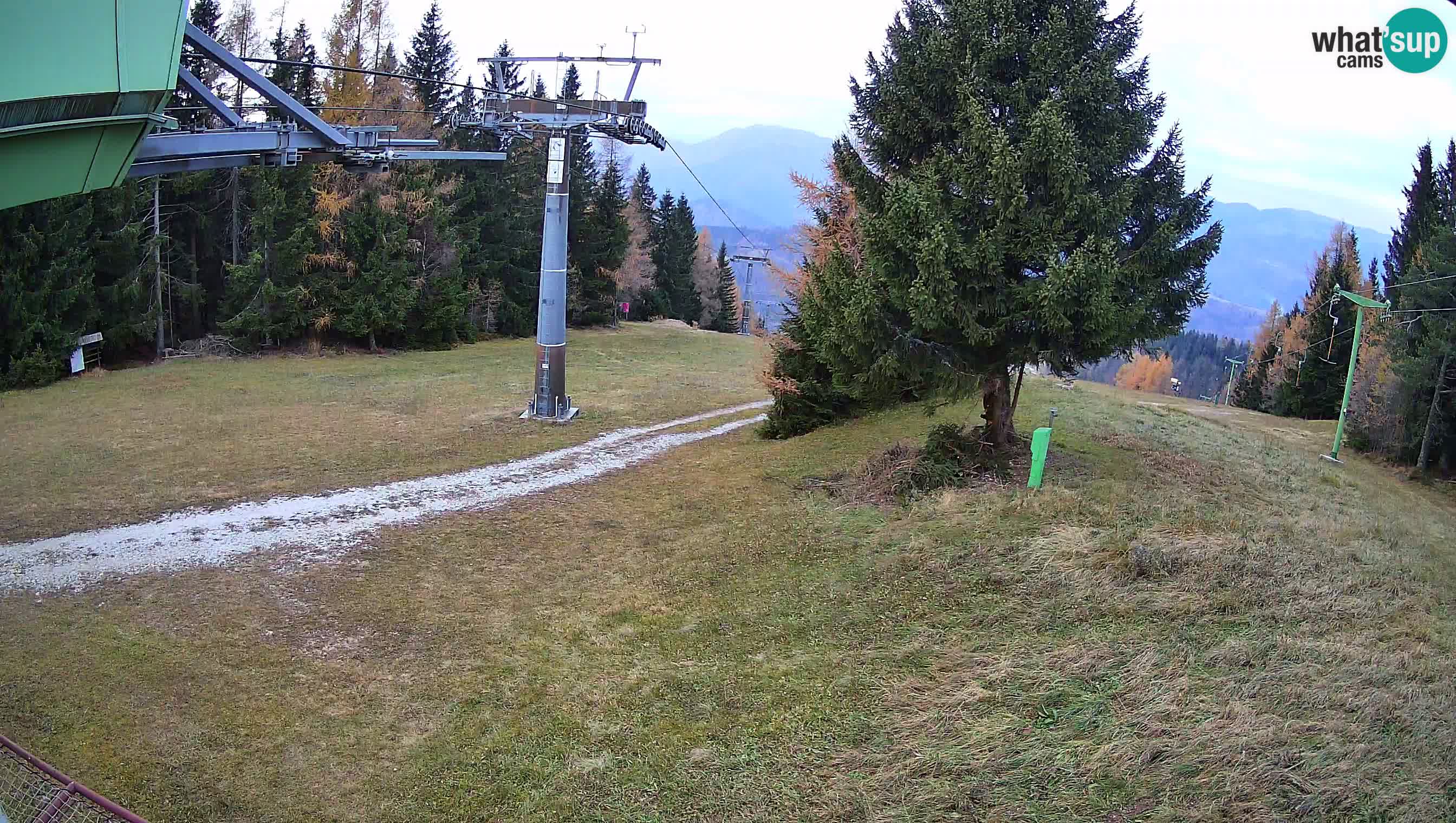 Smušišče Cerkno spletna kamera Lom zgornja proga