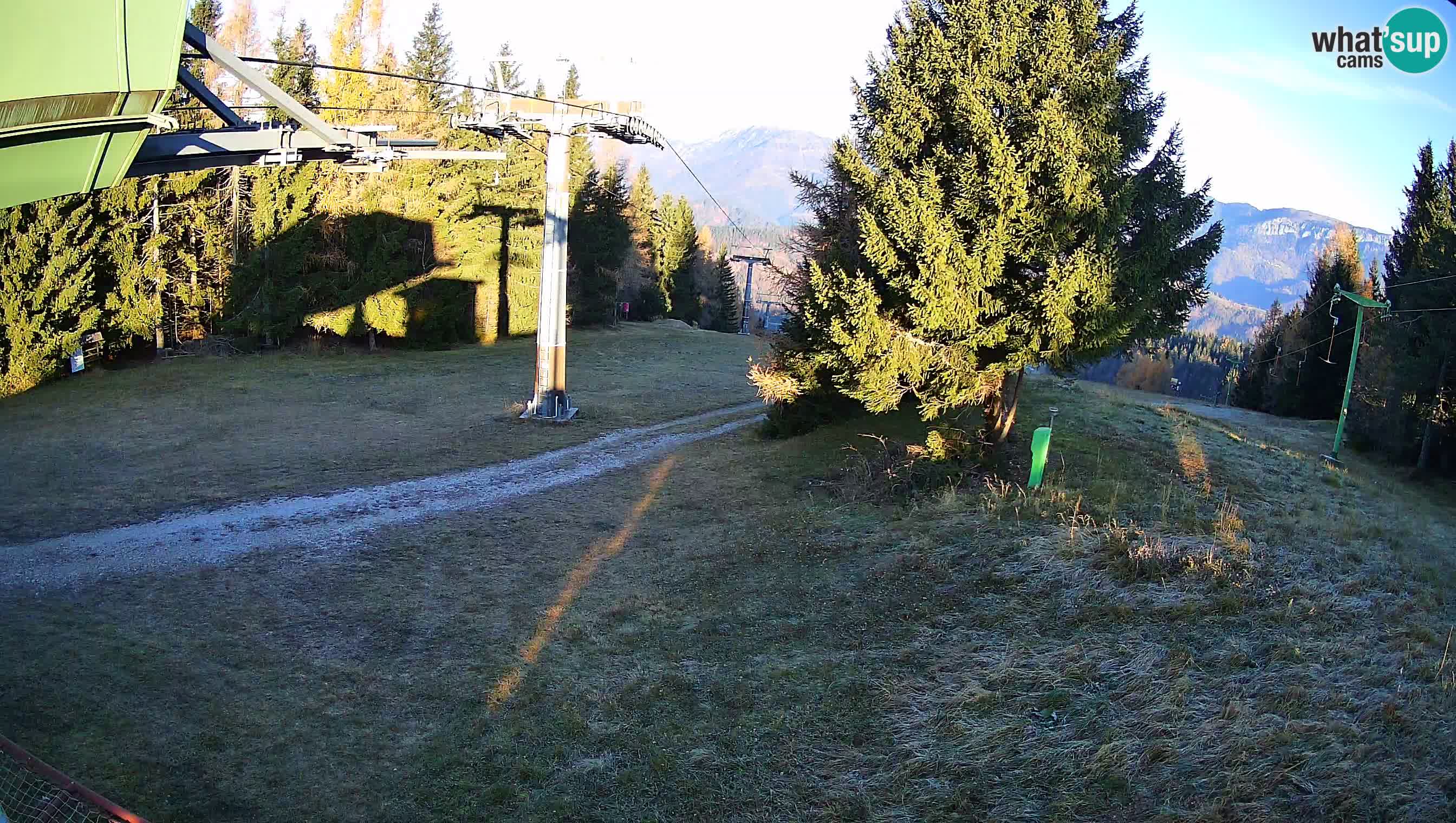 Smušišče Cerkno spletna kamera Lom zgornja proga