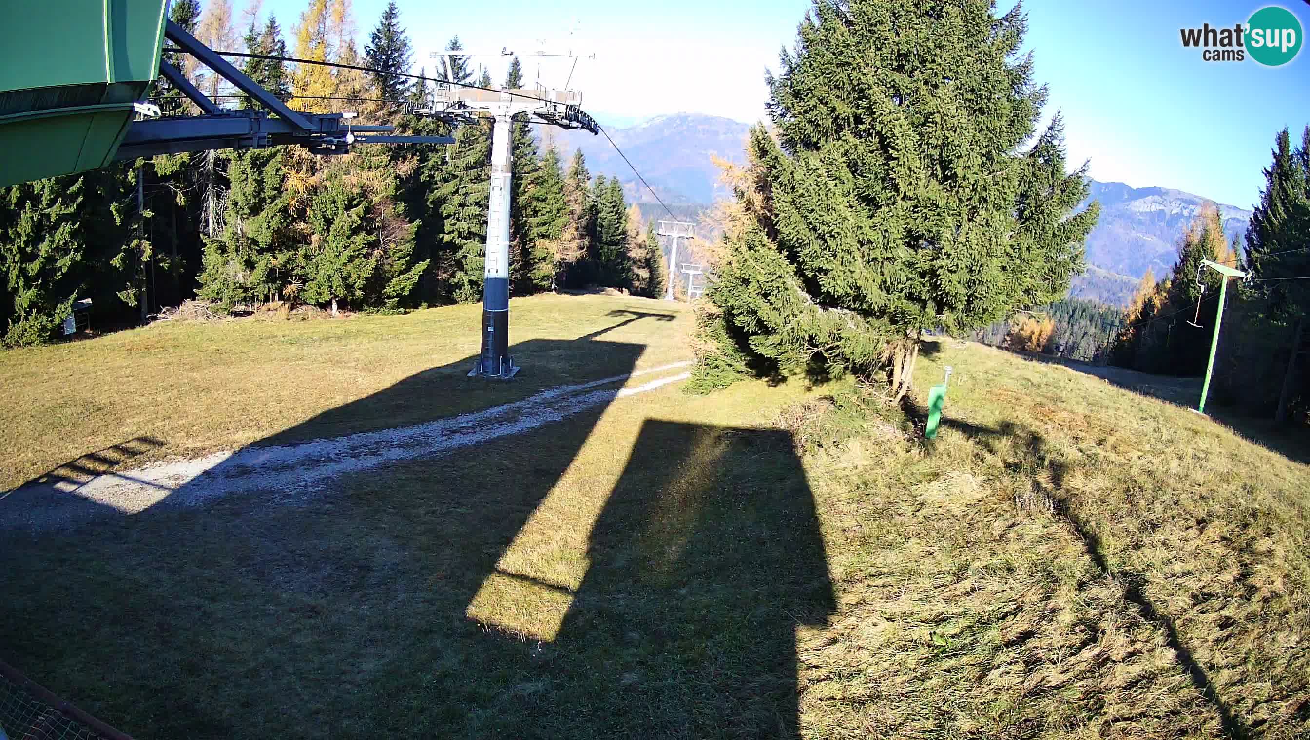 Smušišče Cerkno spletna kamera Lom zgornja proga
