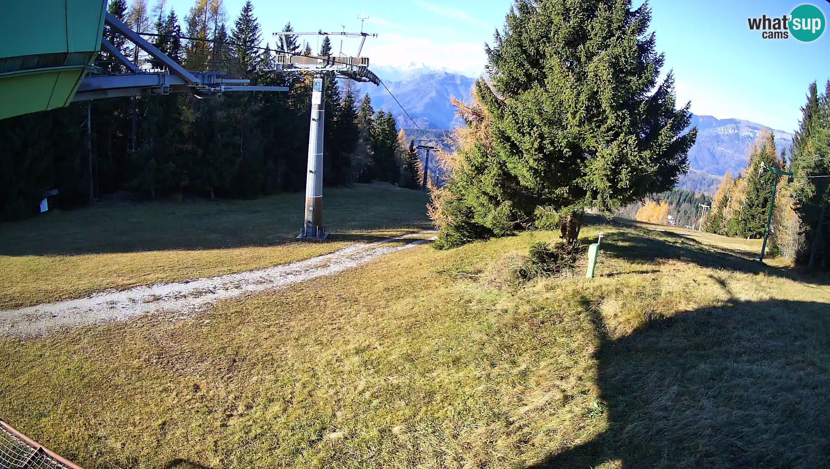 Smušišče Cerkno spletna kamera Lom zgornja proga