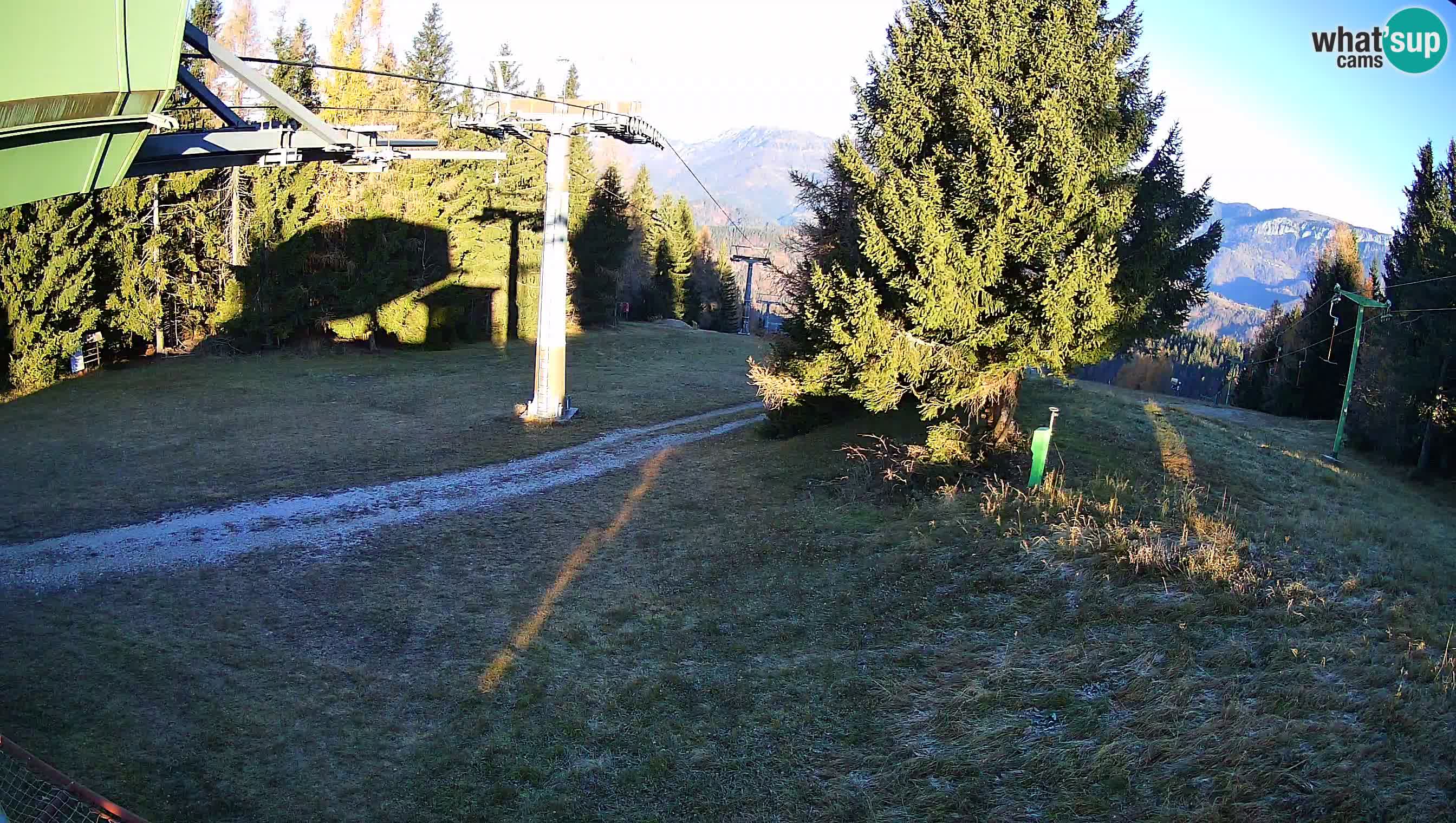 Smušišče Cerkno spletna kamera Lom zgornja proga