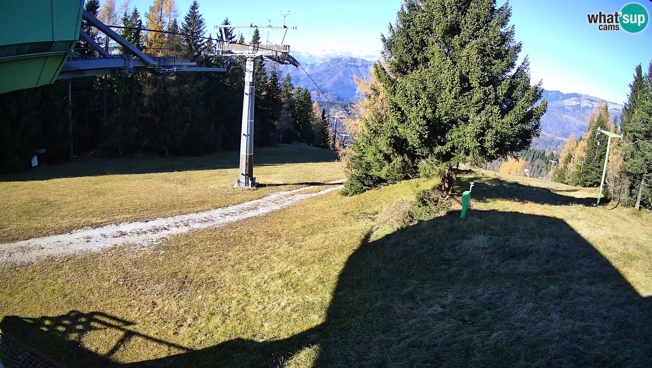 Smušišče Cerkno spletna kamera Lom zgornja proga