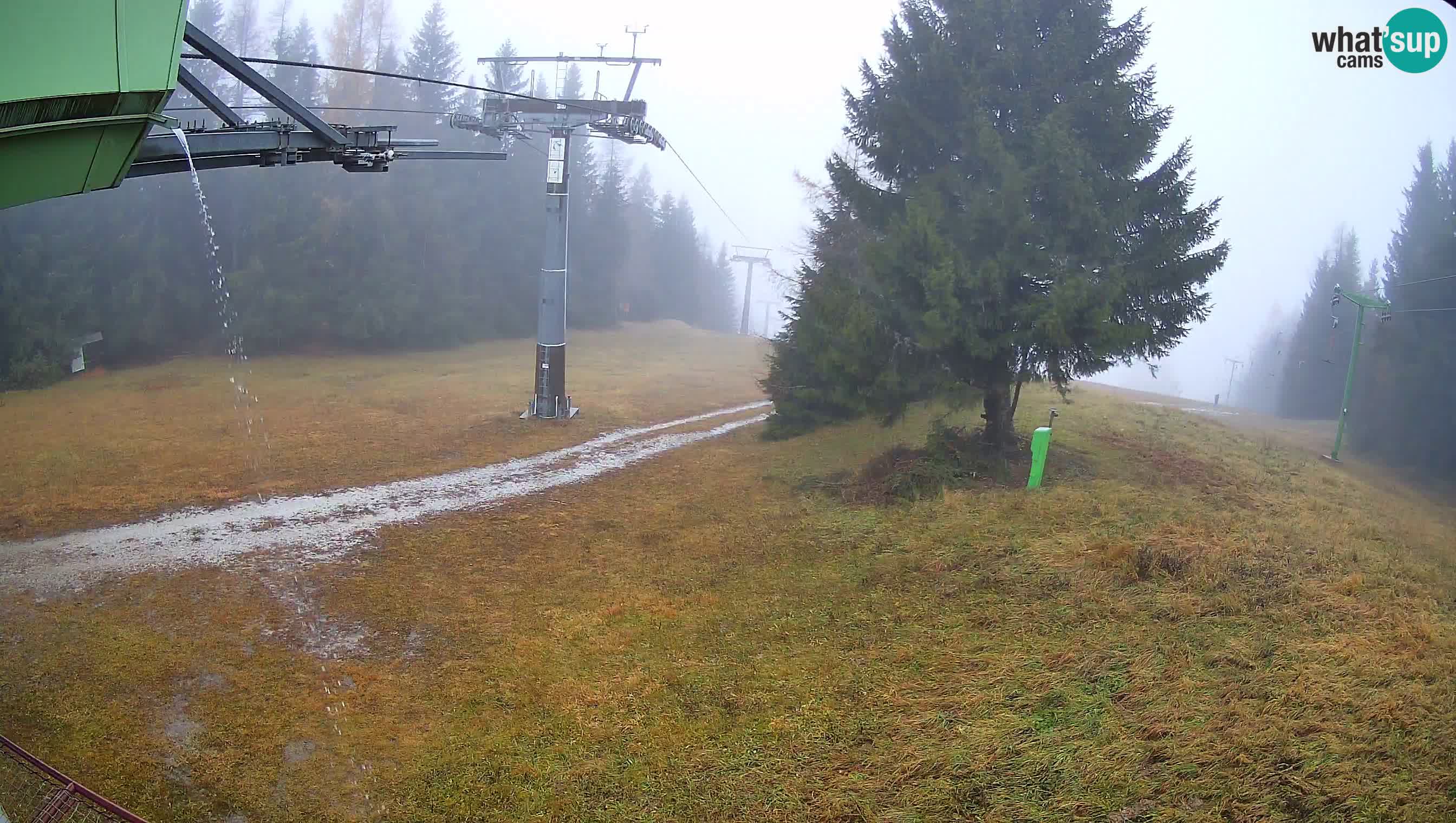 Smušišče Cerkno spletna kamera Lom zgornja proga