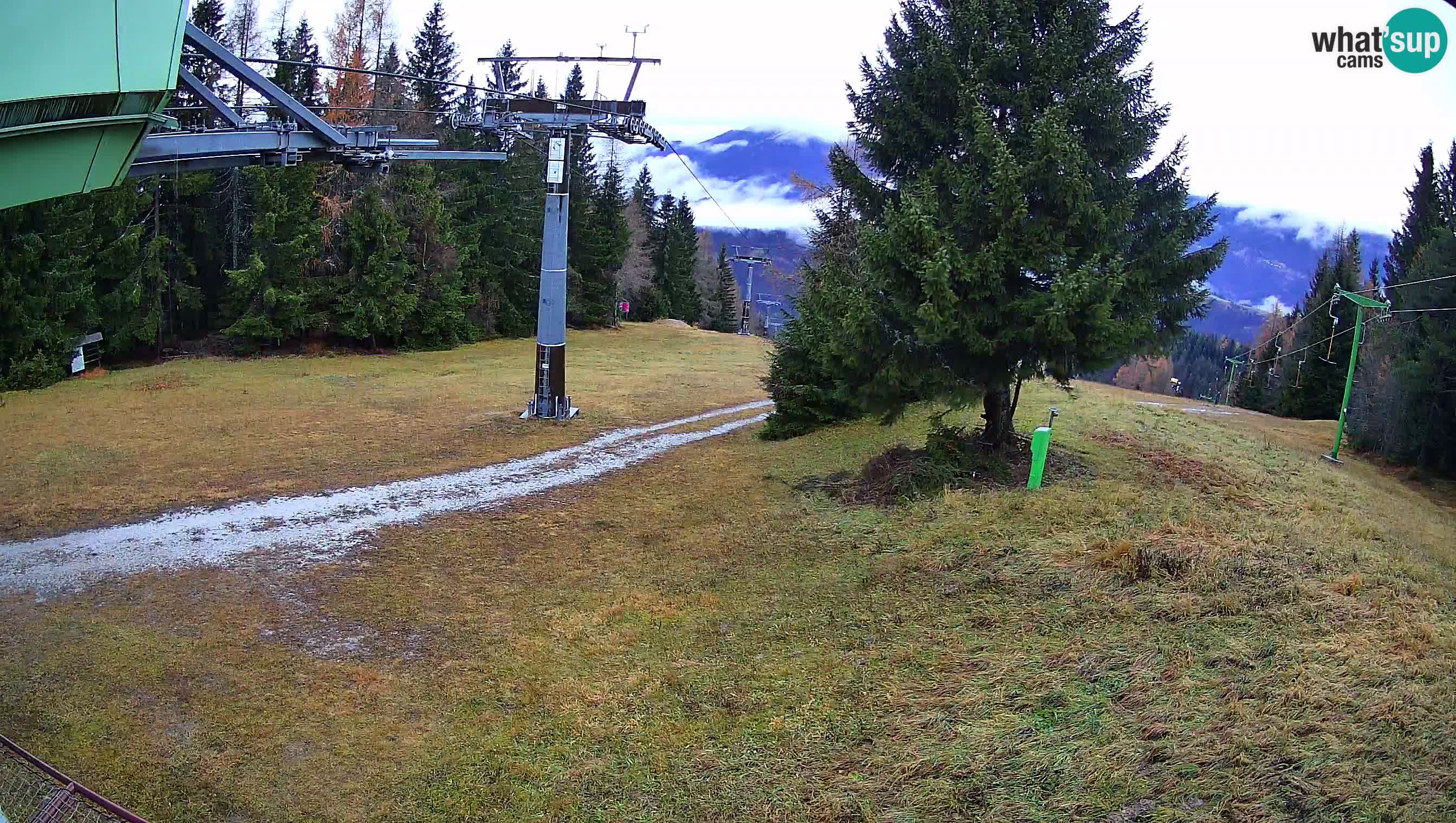 Smušišče Cerkno spletna kamera Lom zgornja proga