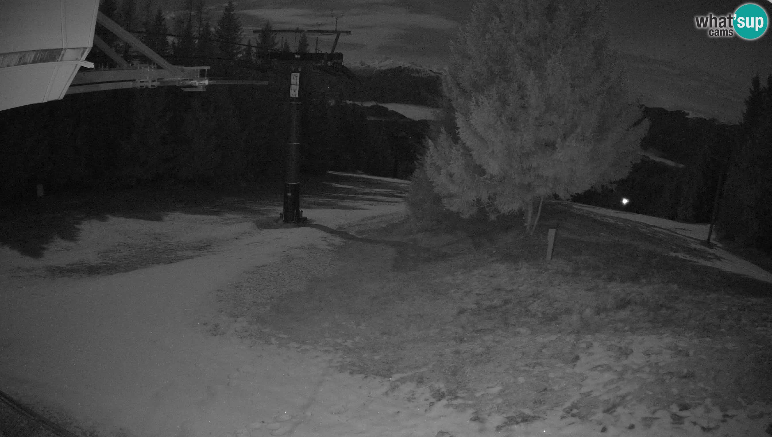 Smušišče Cerkno spletna kamera Lom zgornja proga